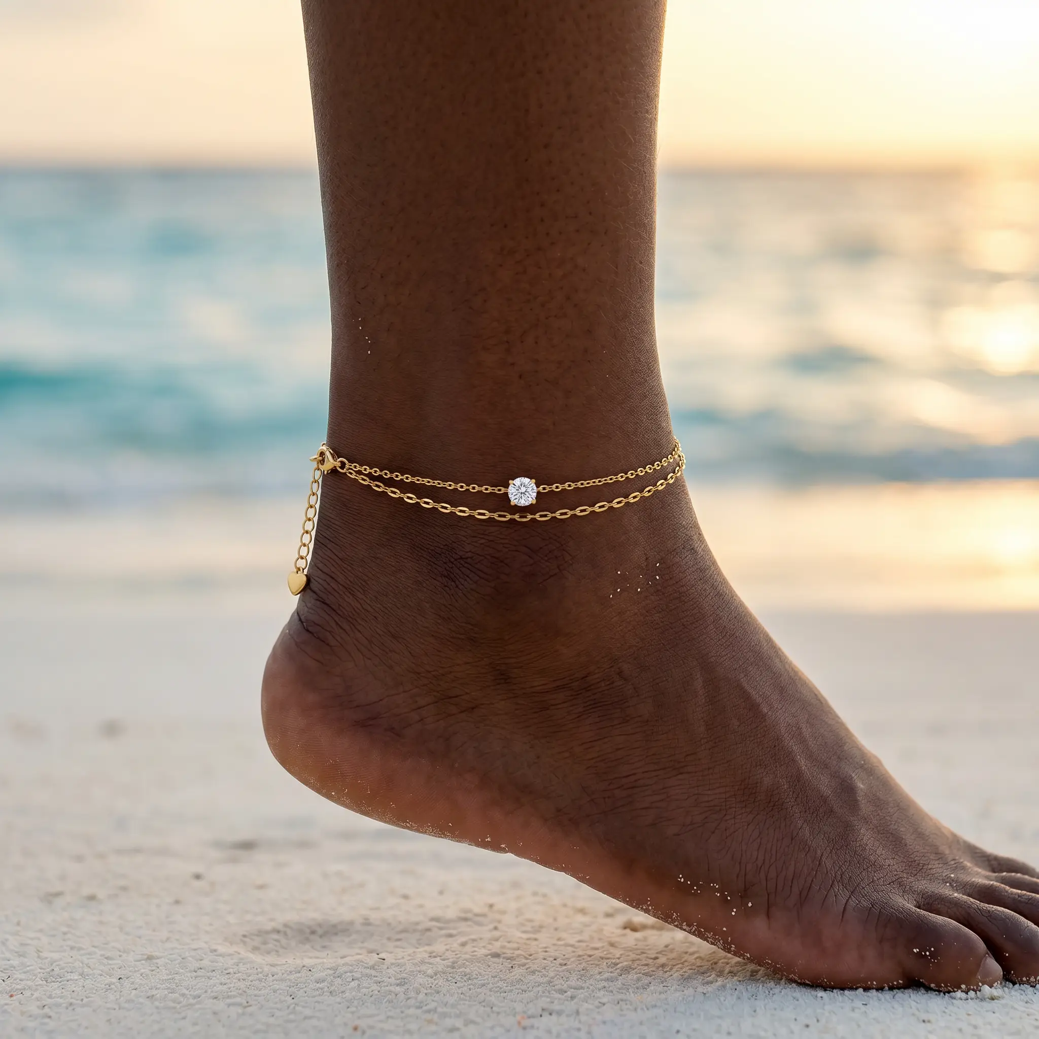 Amalfi Layered Anklet - Image 10