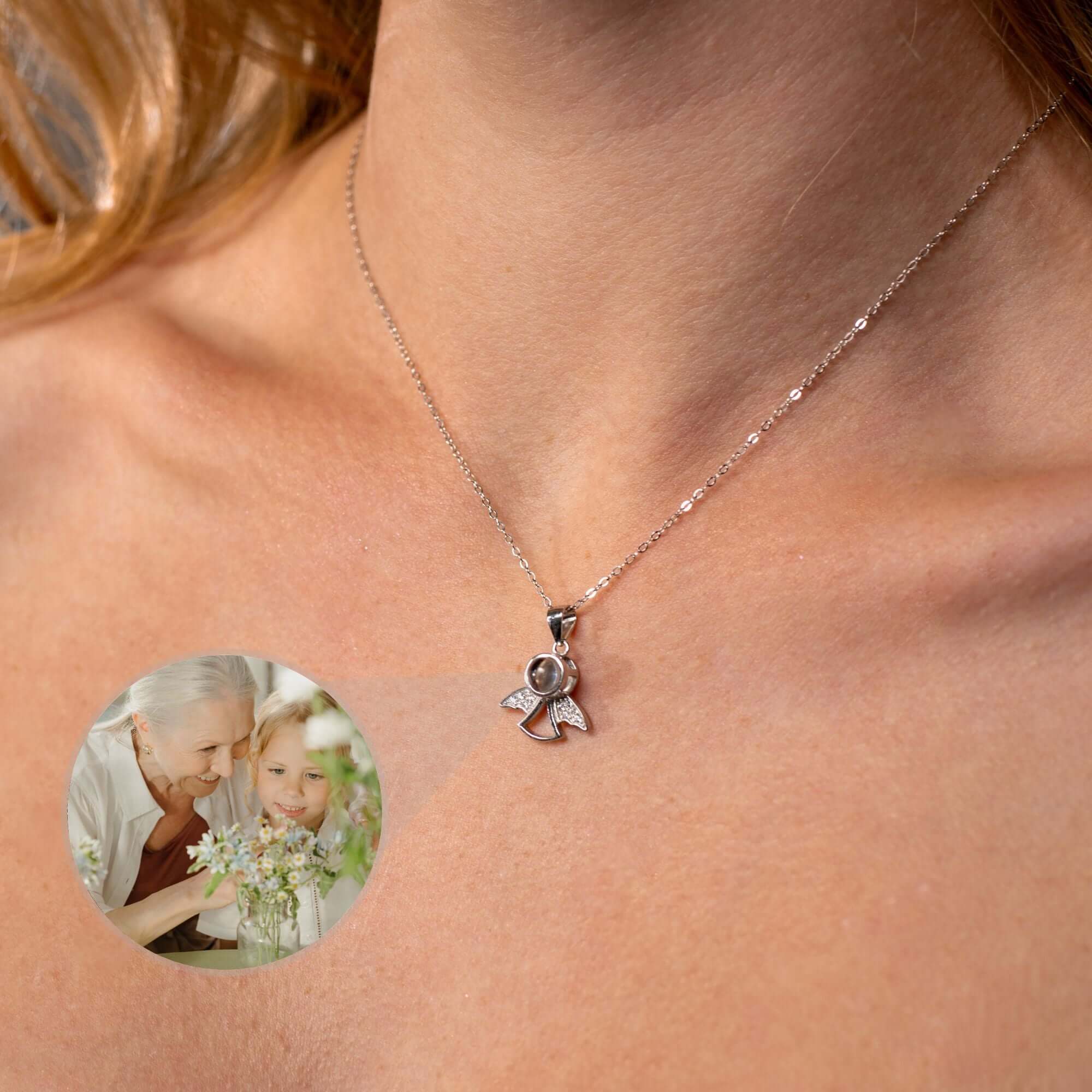 Angel Photo Necklace - Image 13