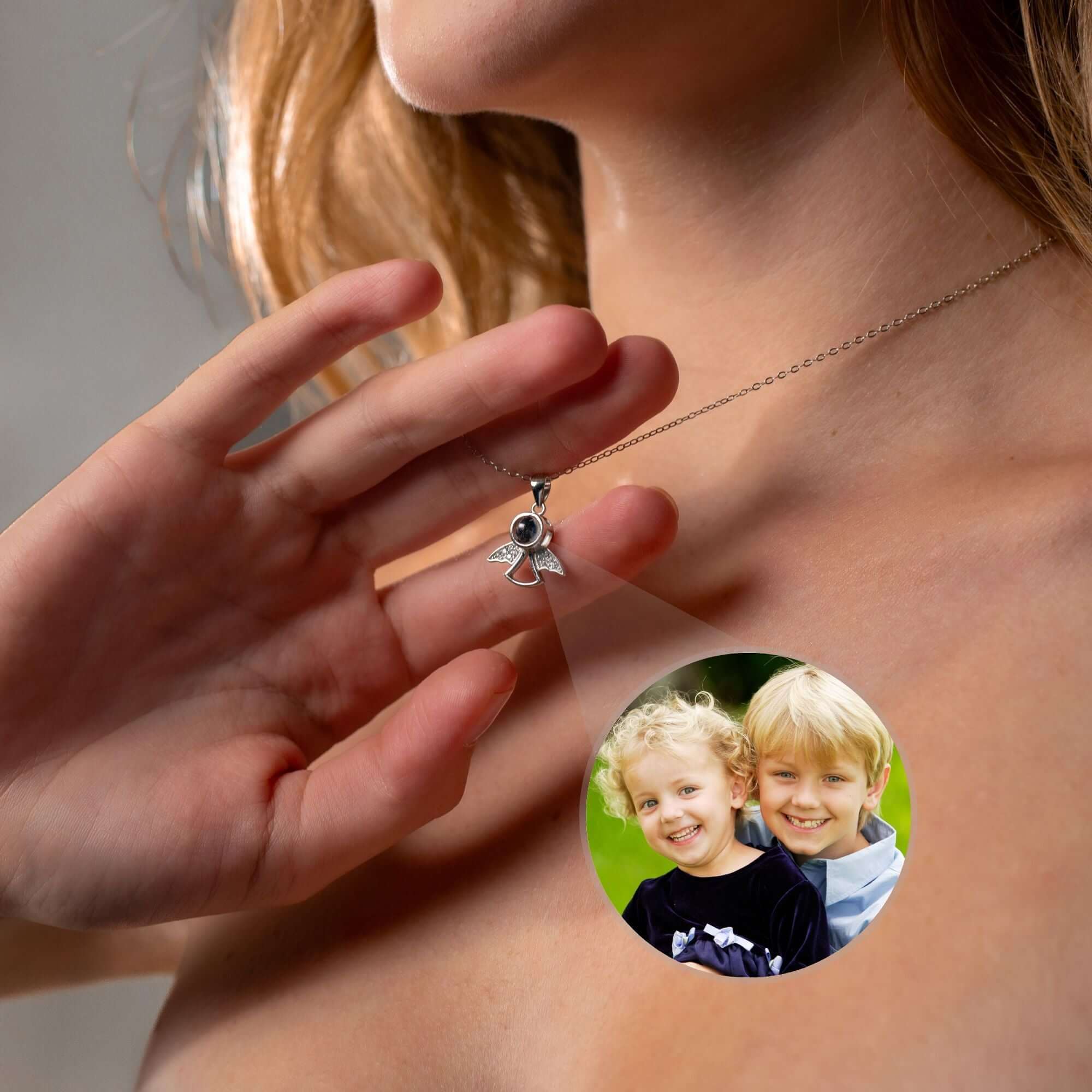 Angel Photo Necklace - Image 15