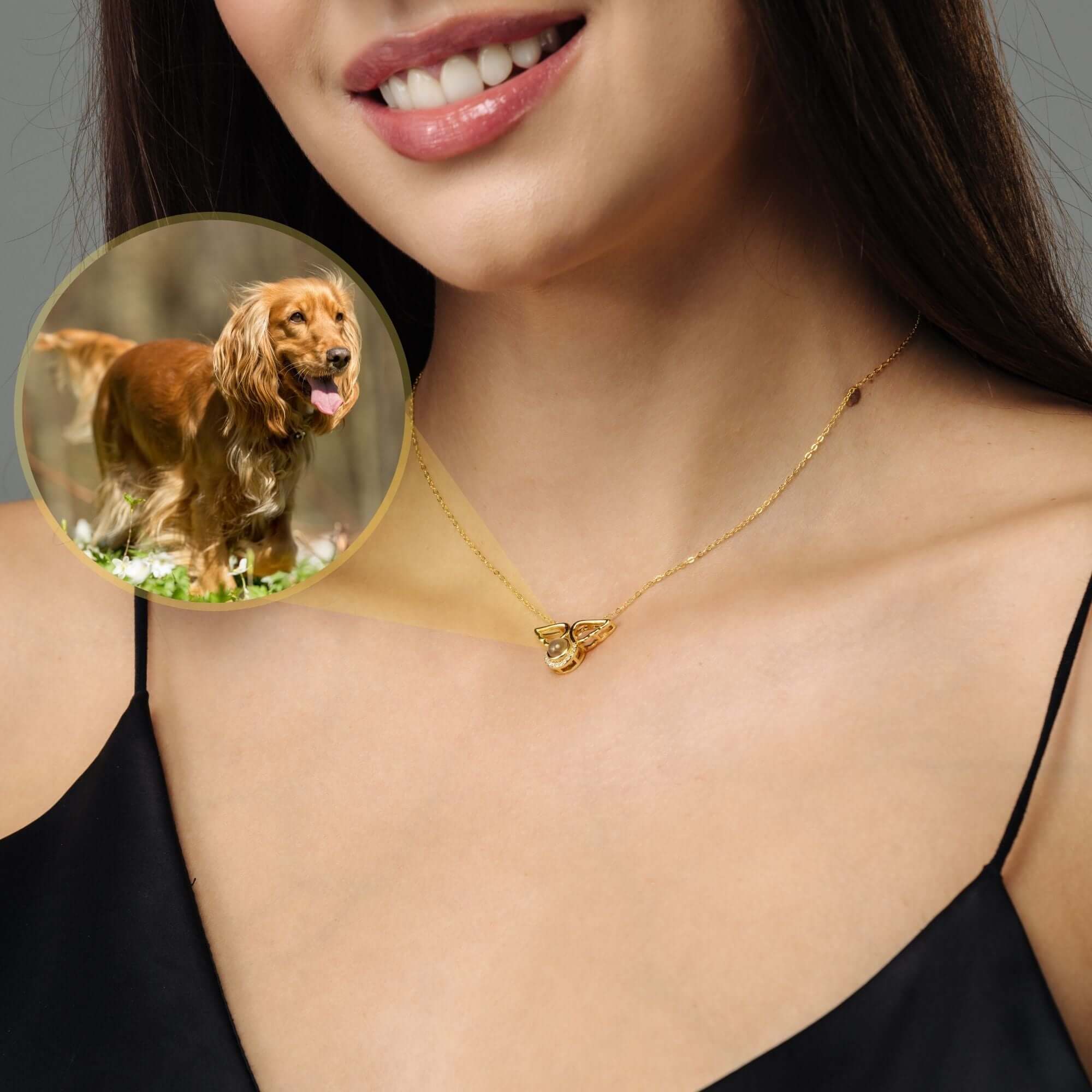Angel Photo Necklace - Image 4