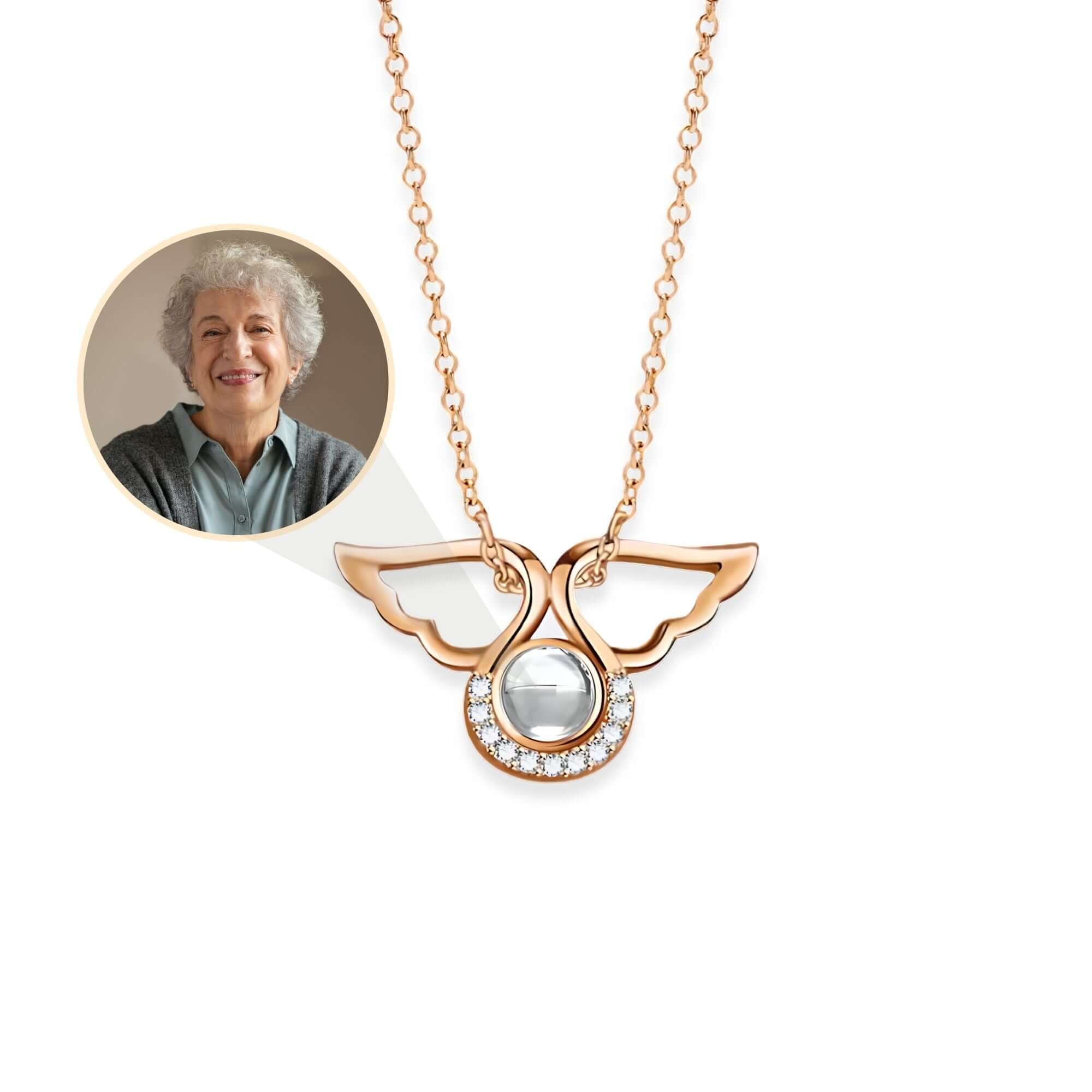 Angel Photo Necklace - Image 9