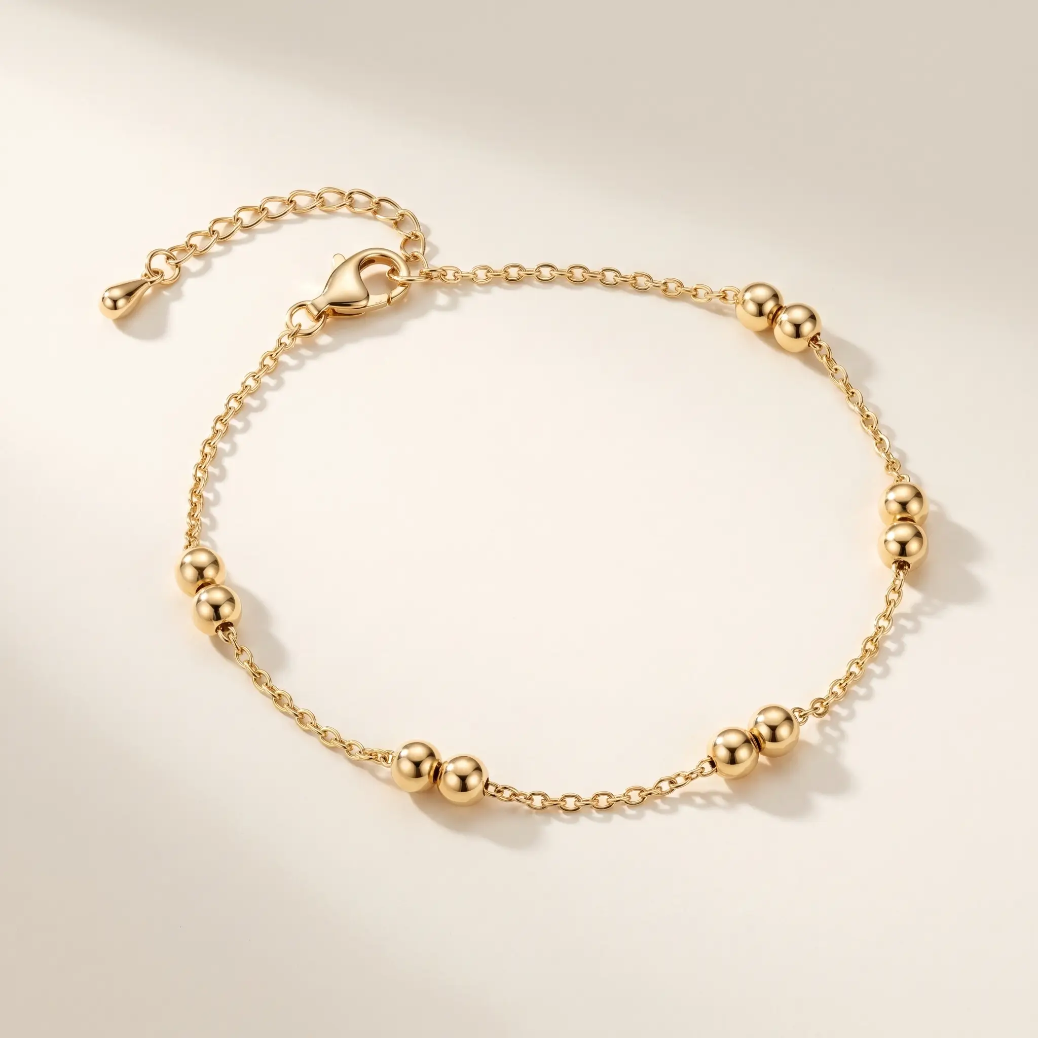 Beaded Station Anklet - Image 2