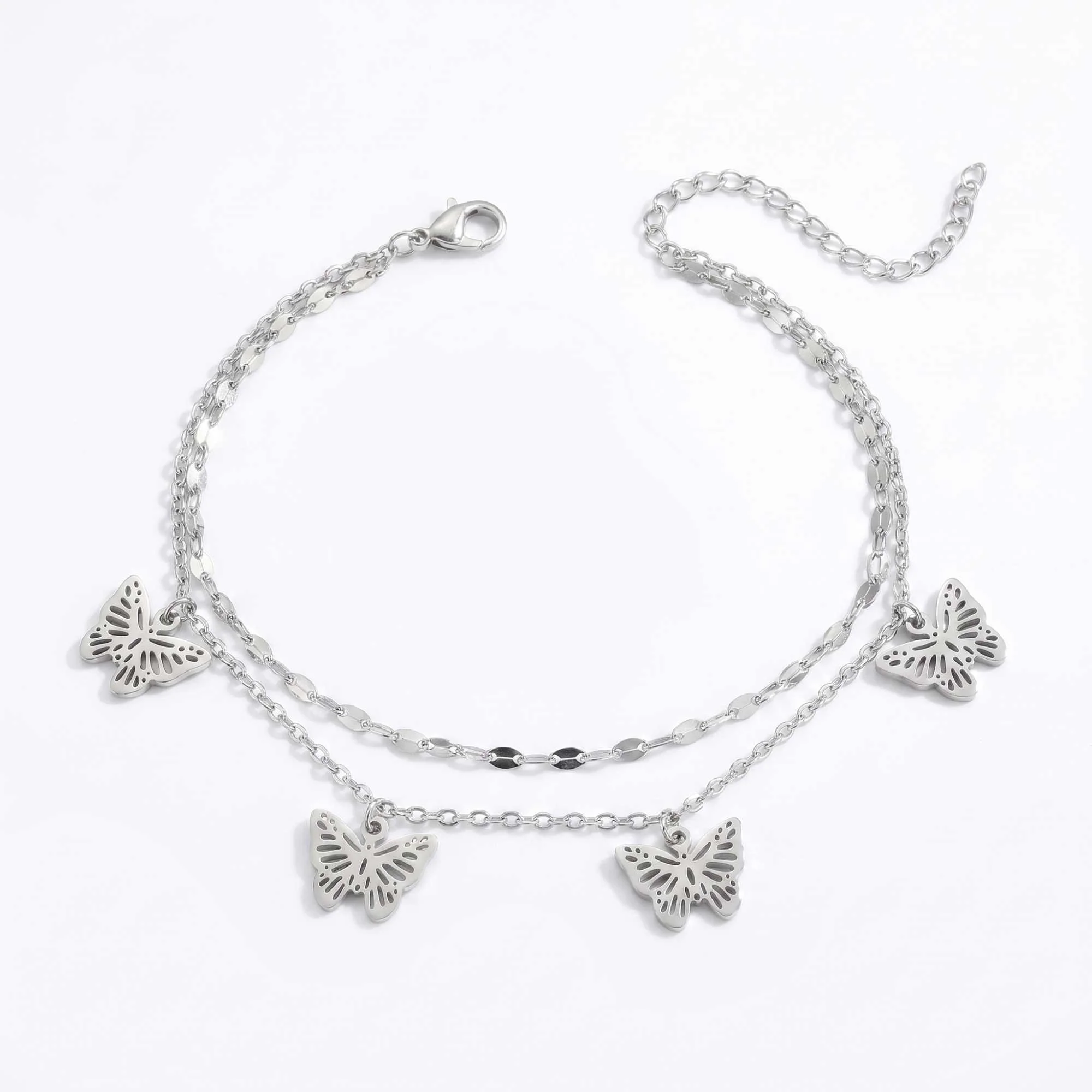 Butterfly Layered Anklet - Image 12