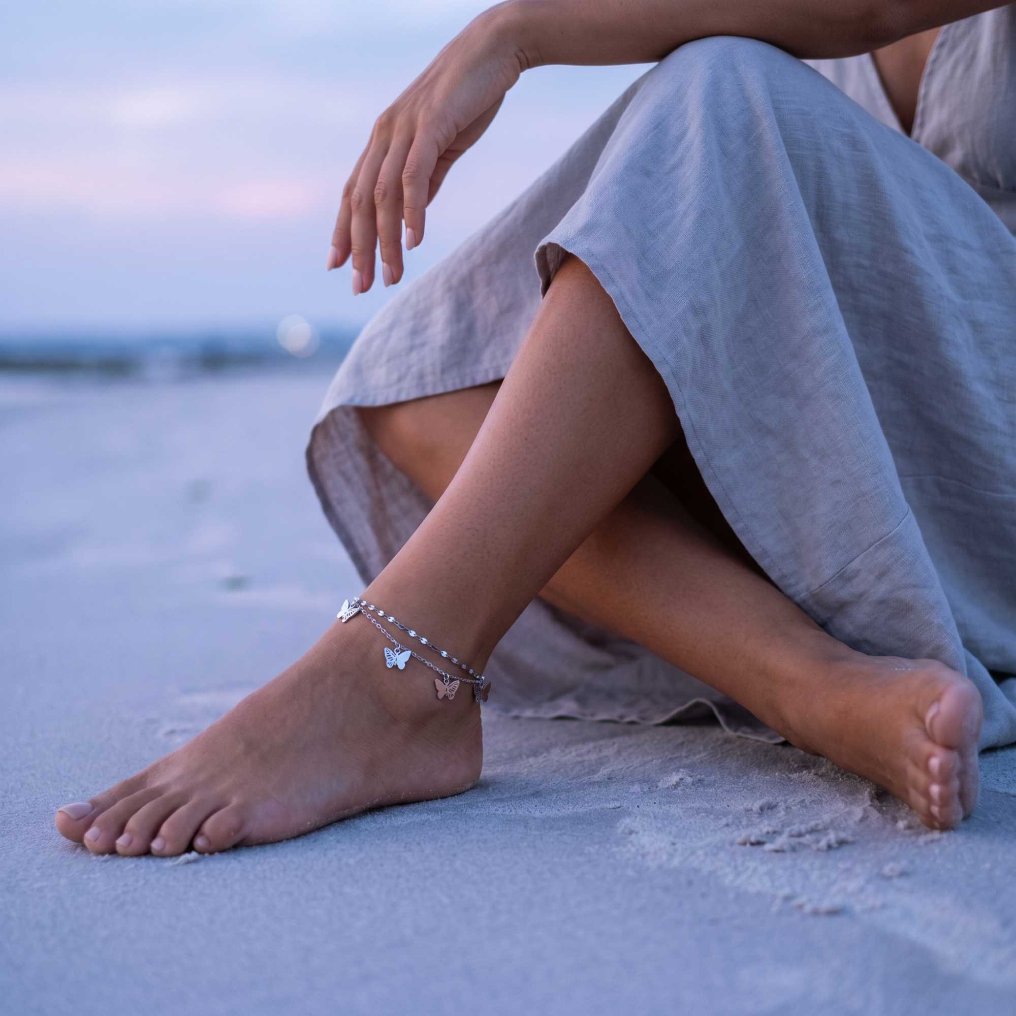 Butterfly Layered Anklet - Image 20