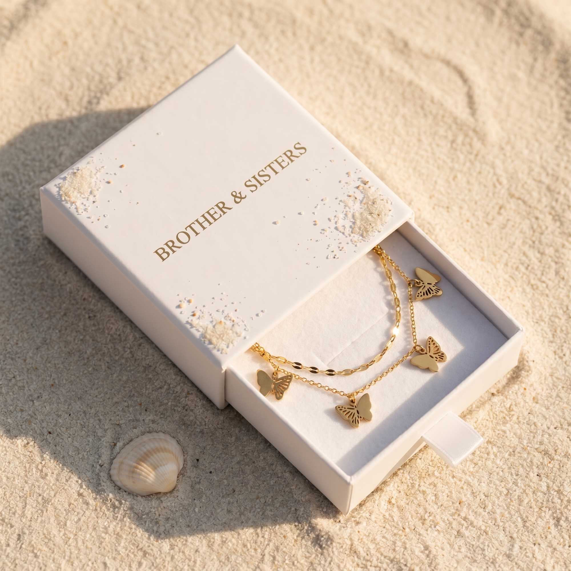 Butterfly Layered Anklet - Image 8