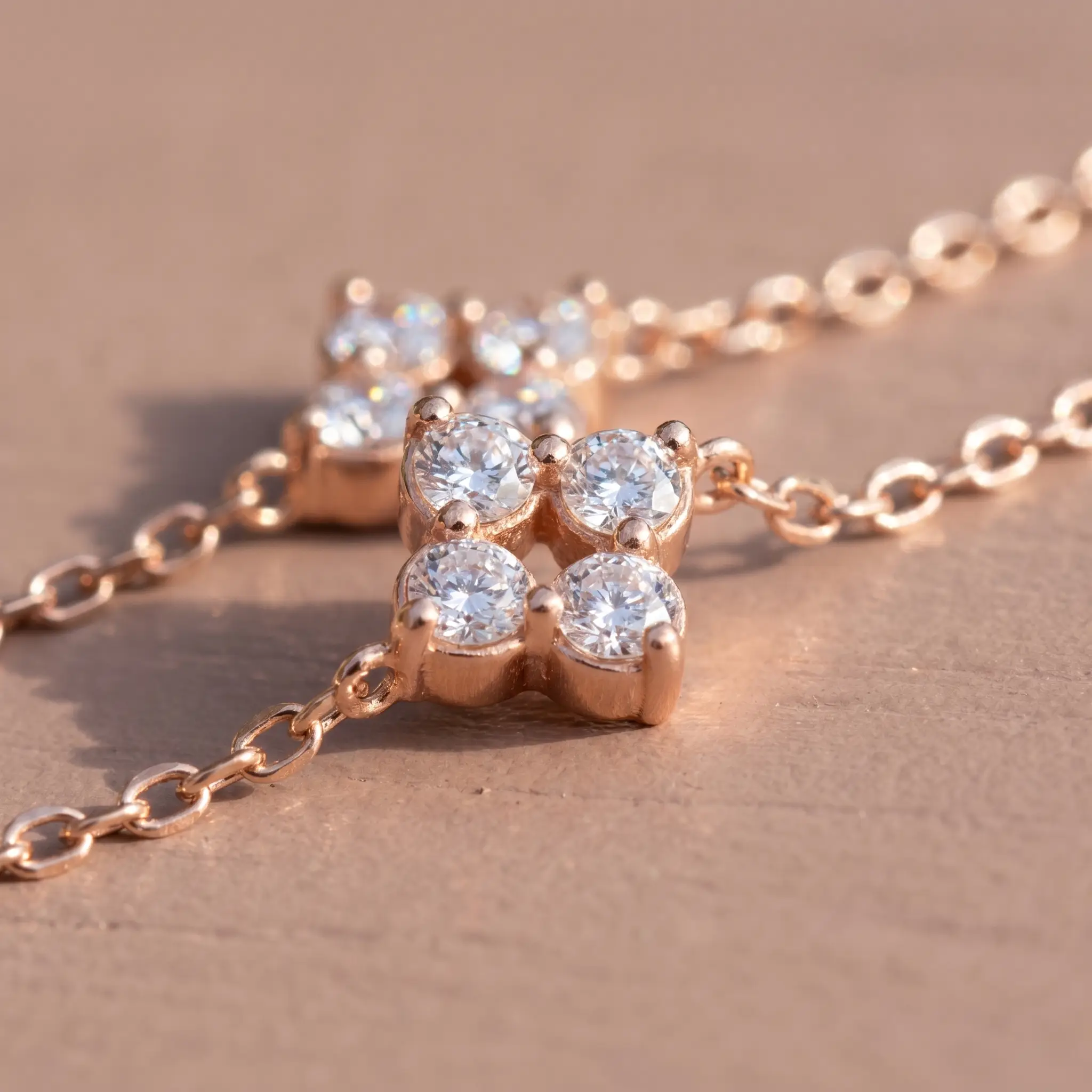 Clover Charm Anklet - Image 10