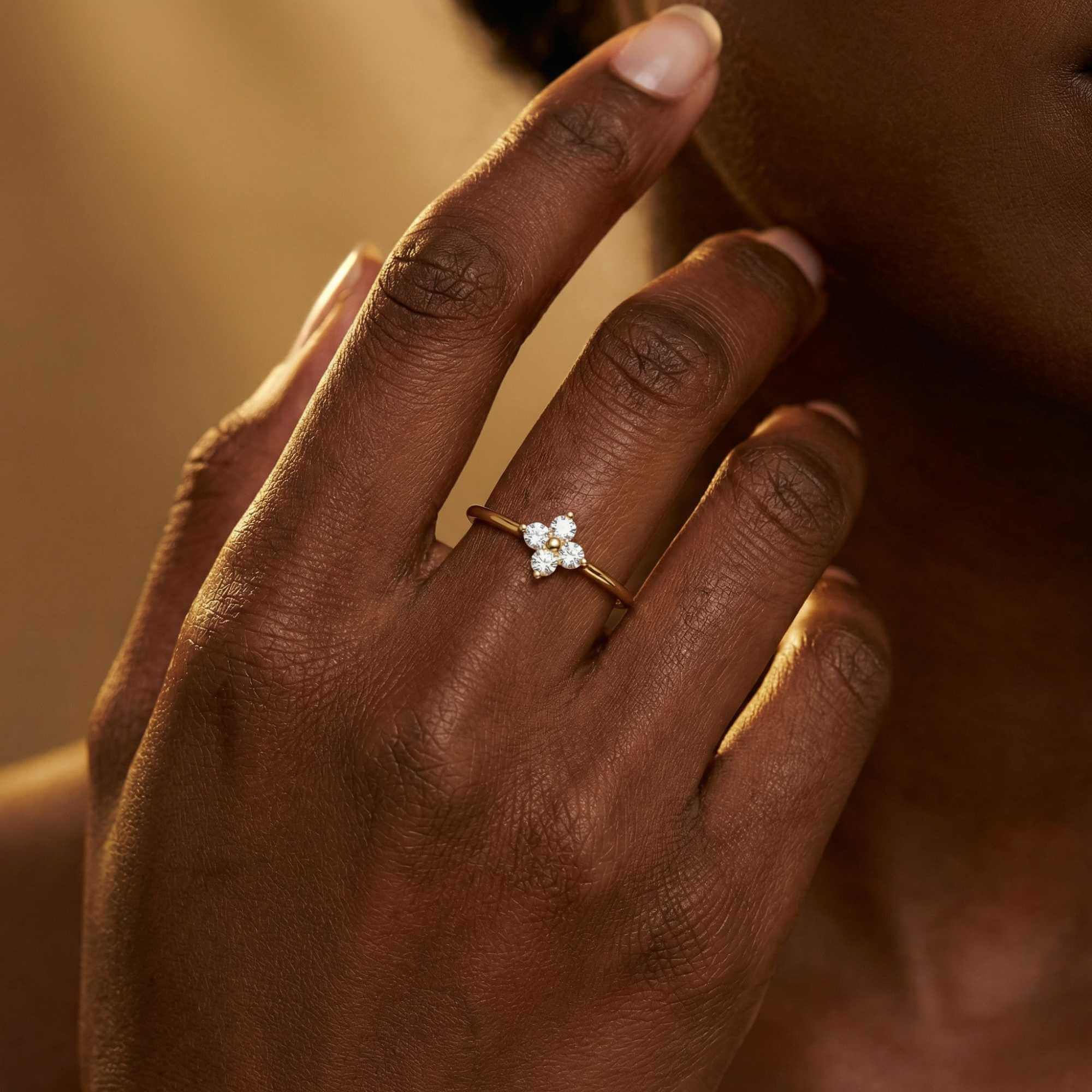 Crystal Flower Ring - Image 8