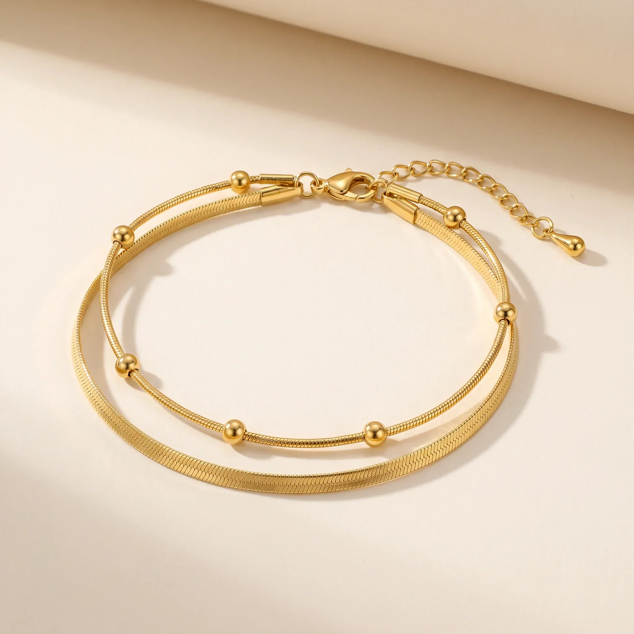Double Snake Anklet Set - Image 2