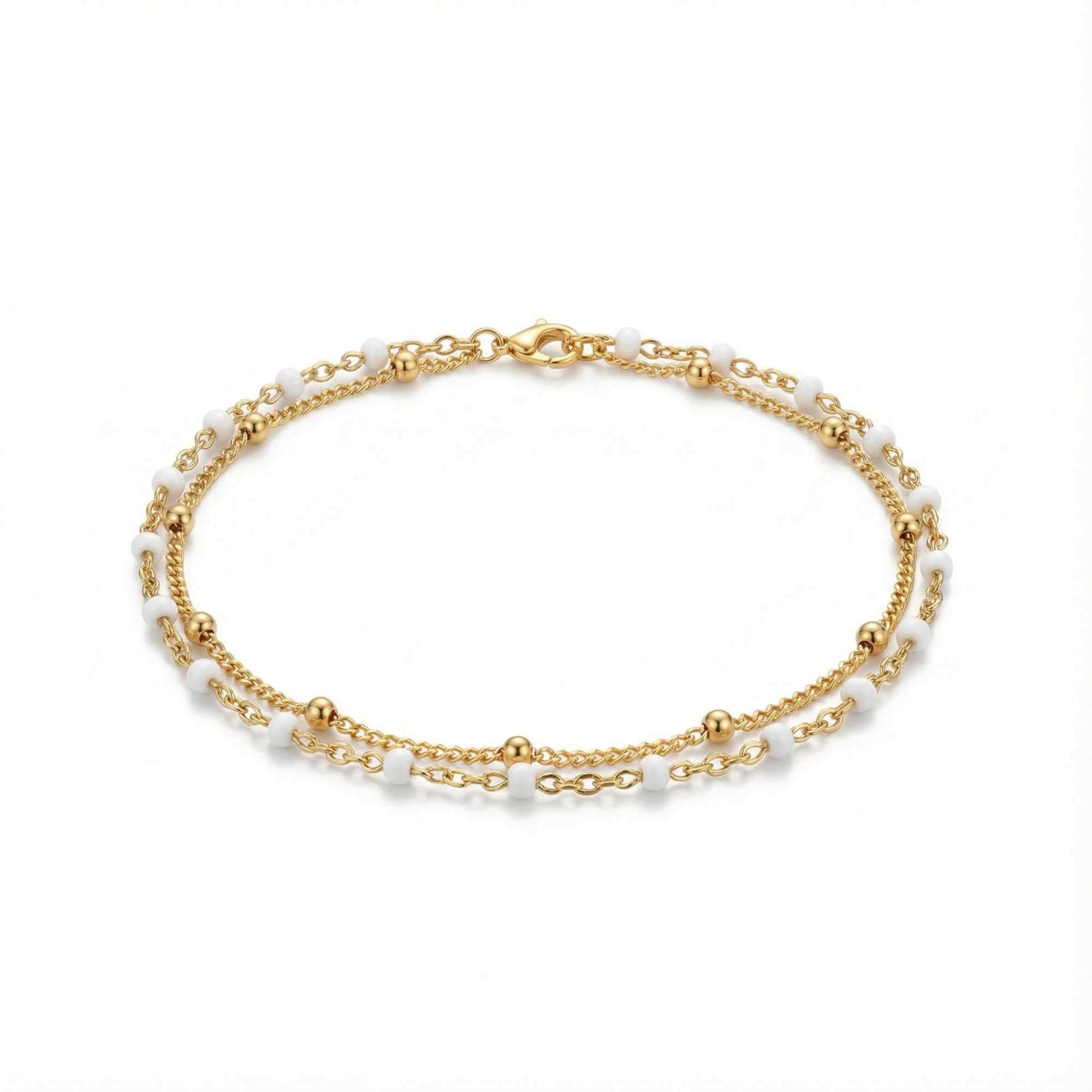 Double White Bracelet - Image 2