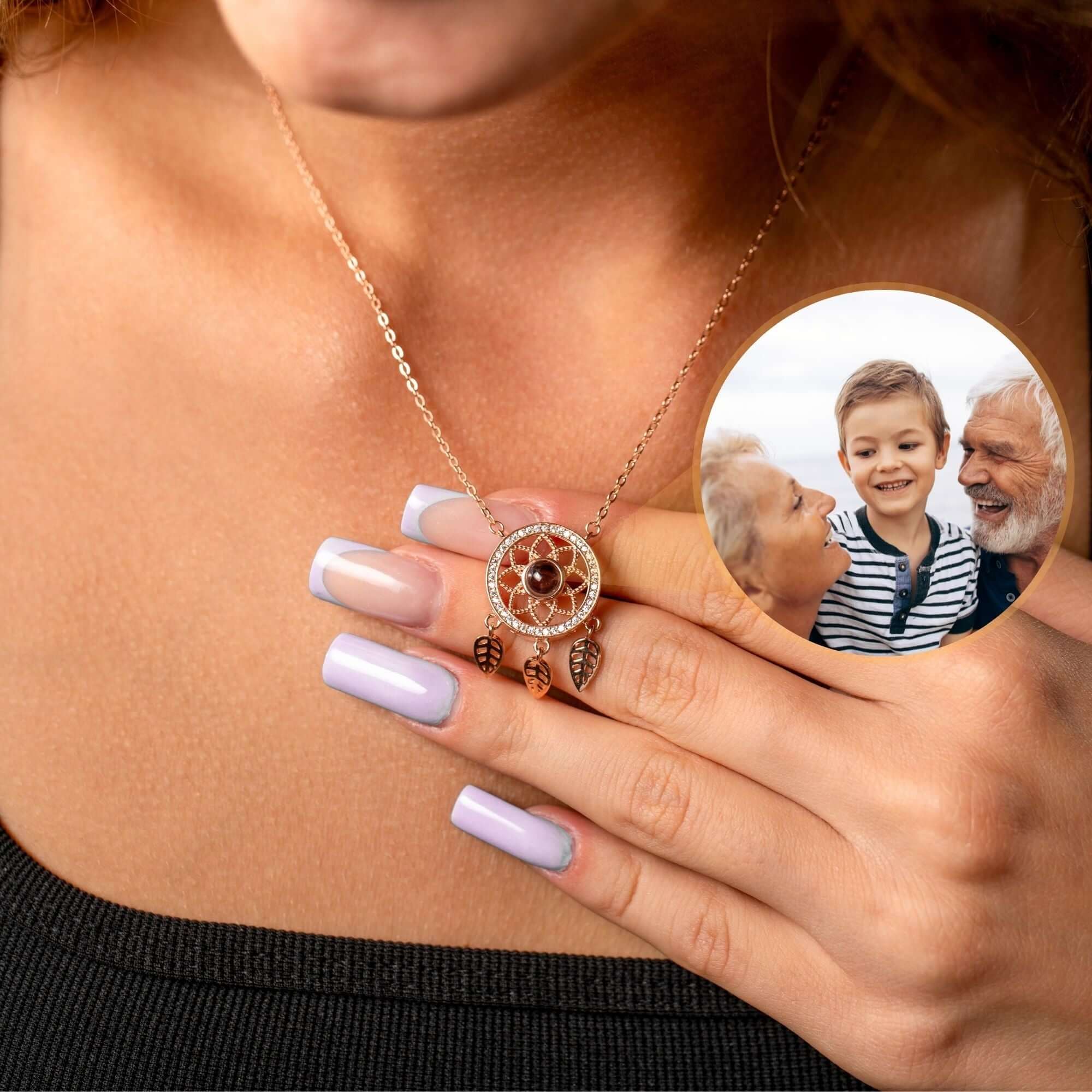 Dream Catcher Photo Necklace - Image 14