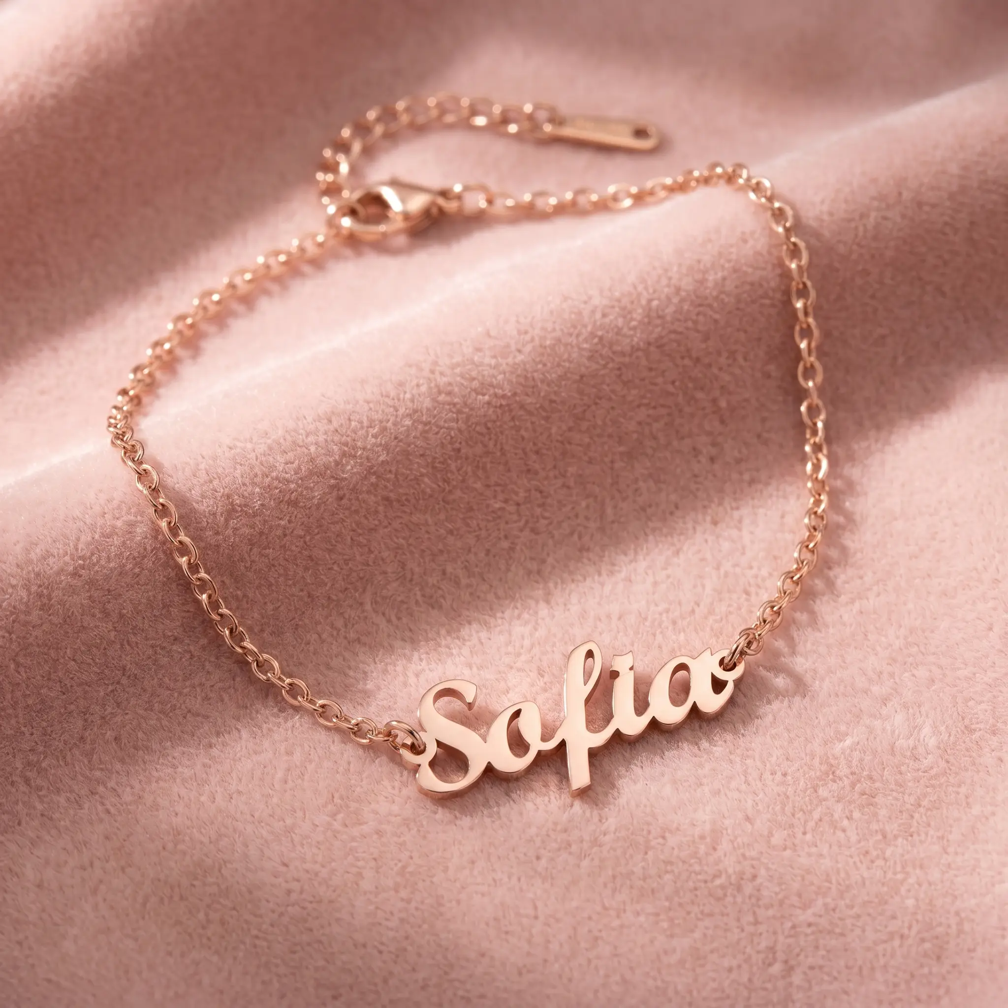 Engraved Letter Anklet - Image 17