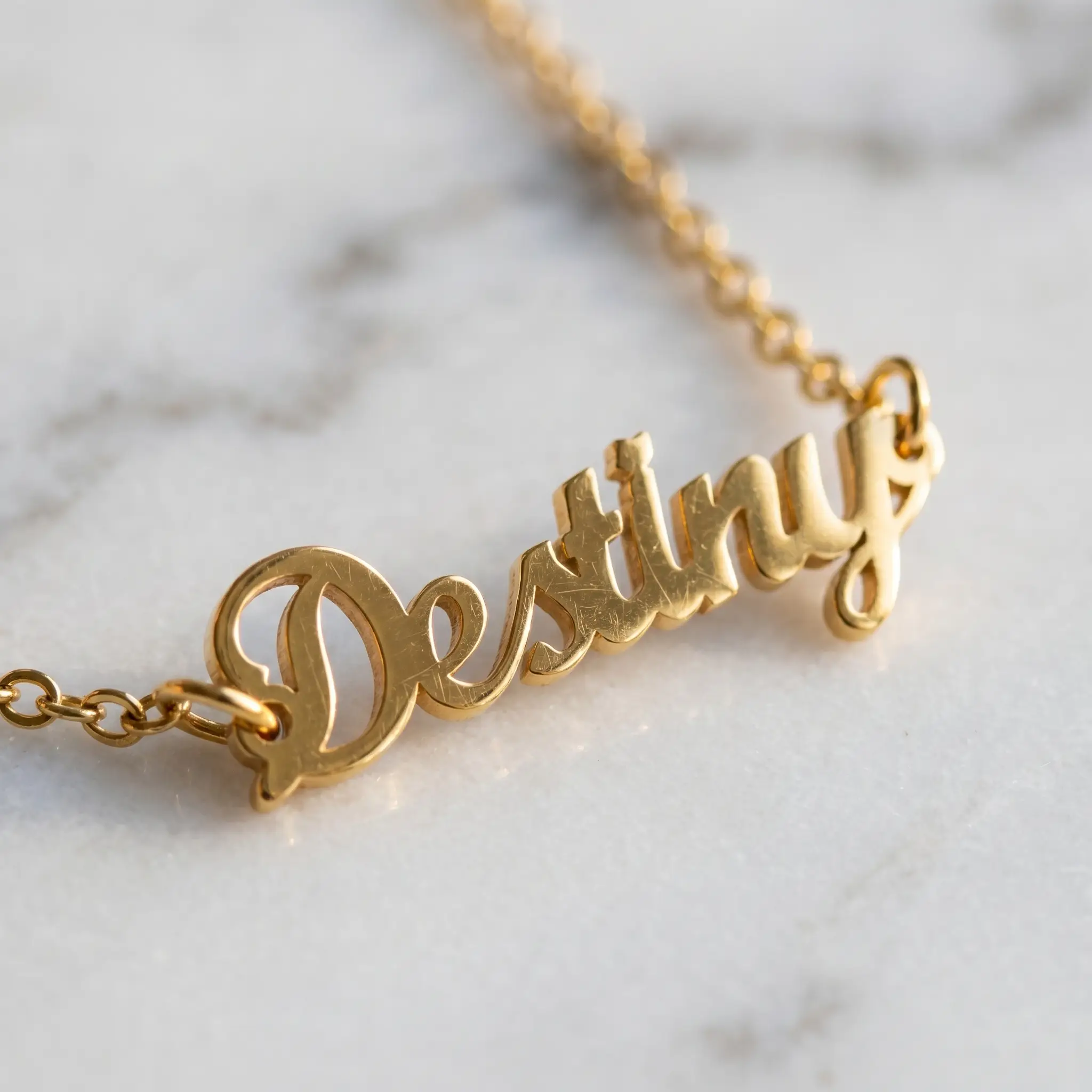 Engraved Letter Anklet - Image 2