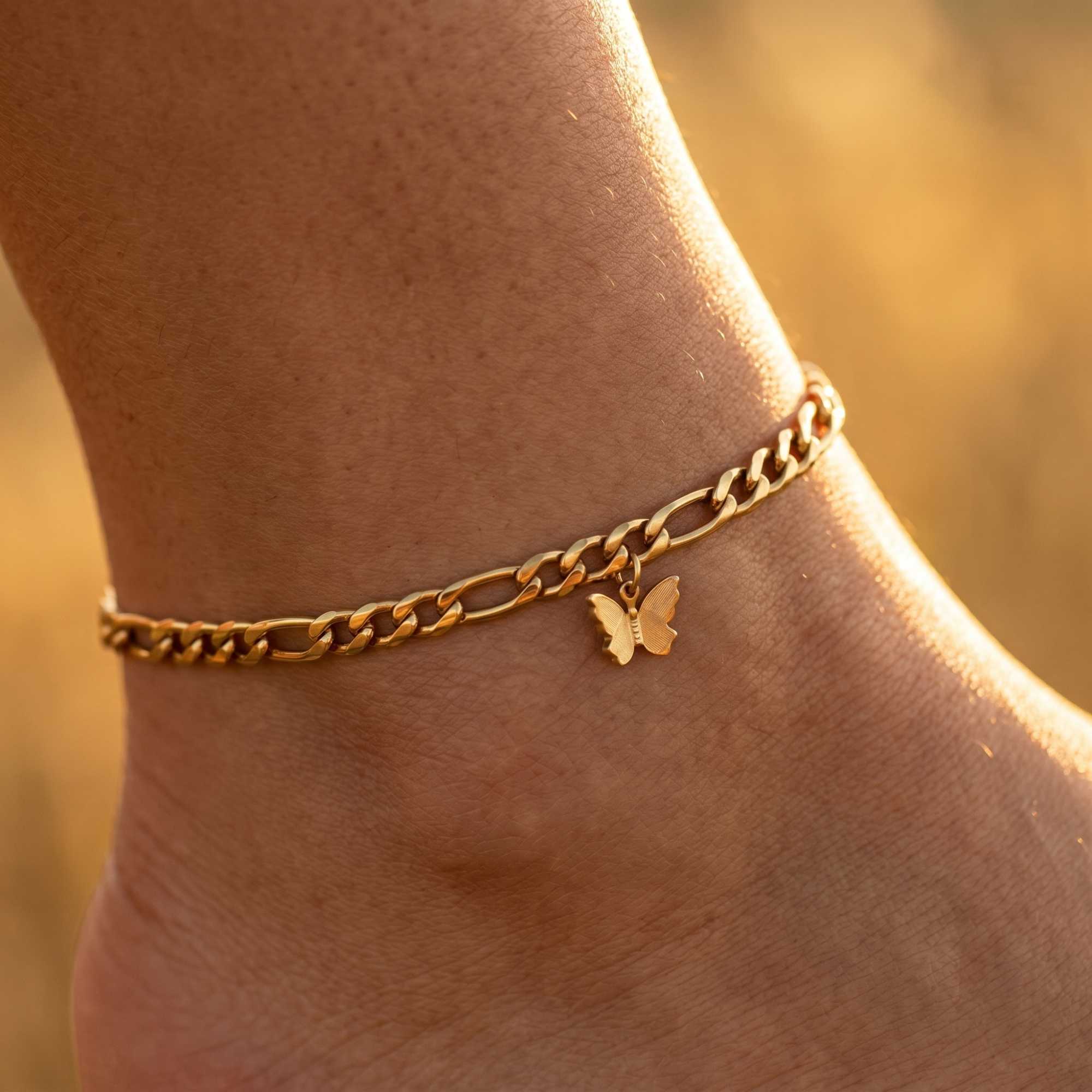 Figaro Butterfly Anklet - Image 4