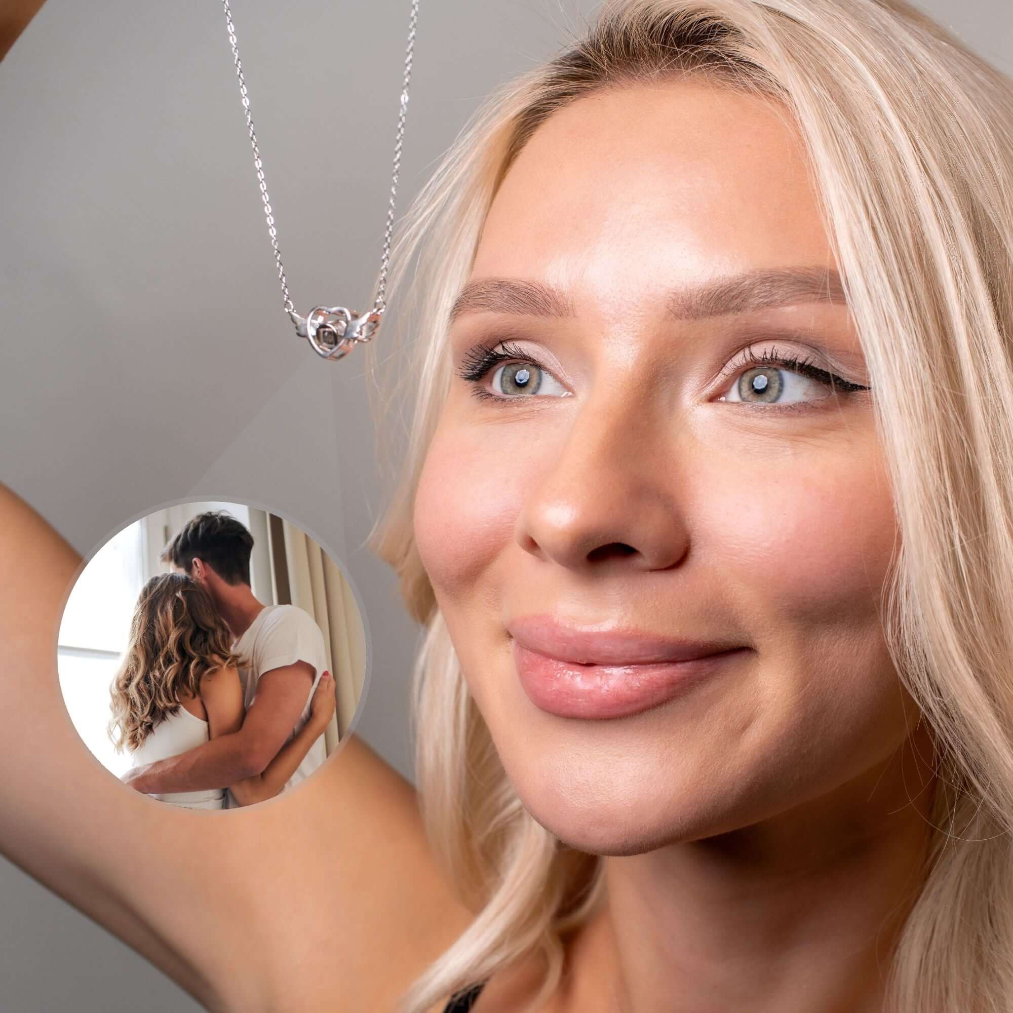 Flying Heart Photo Necklace - Image 10