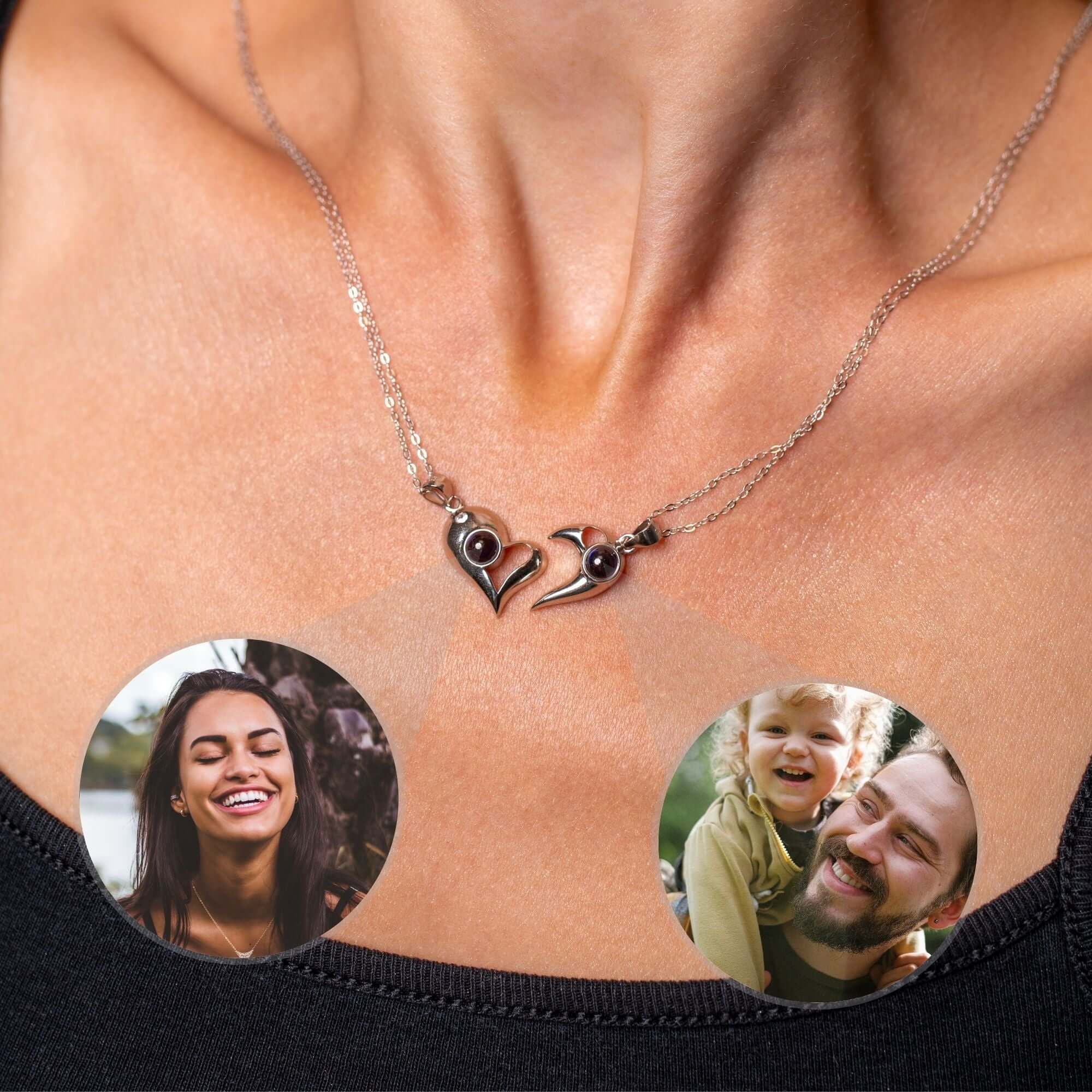 Half-Heart Photo Necklace Set - Image 19