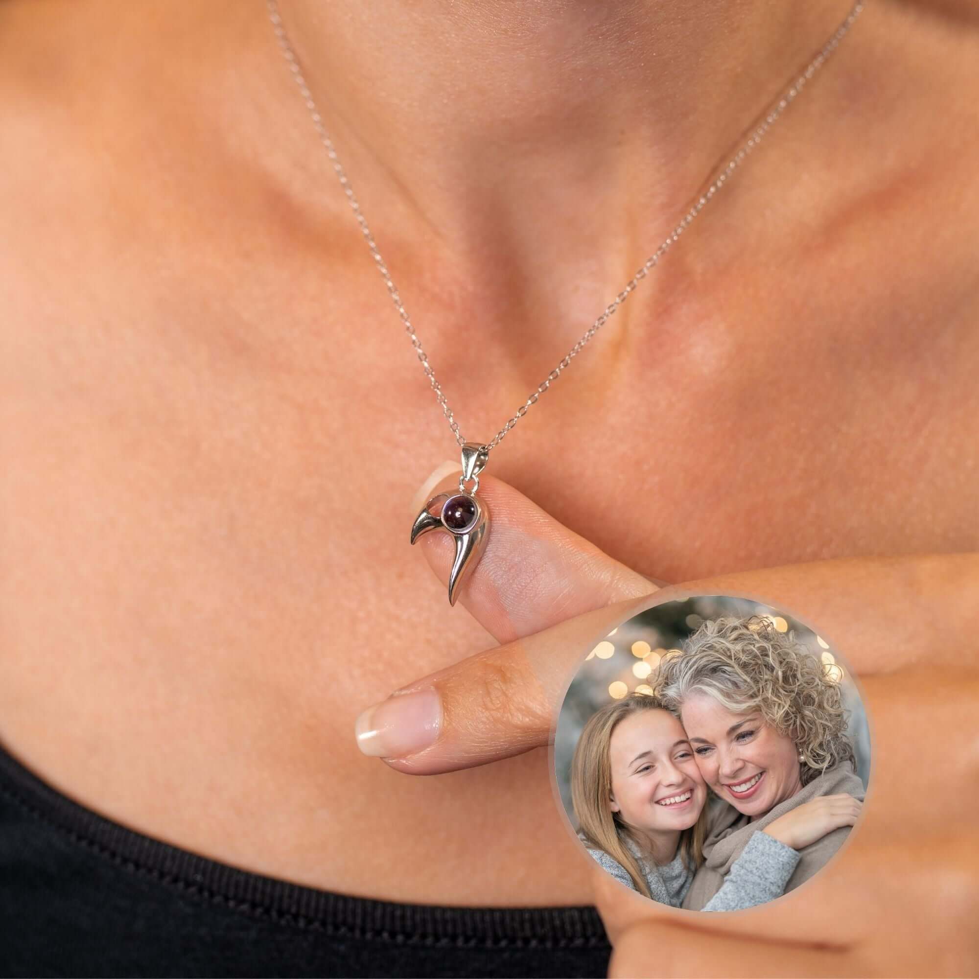 Half-Heart Photo Necklace Set - Image 23