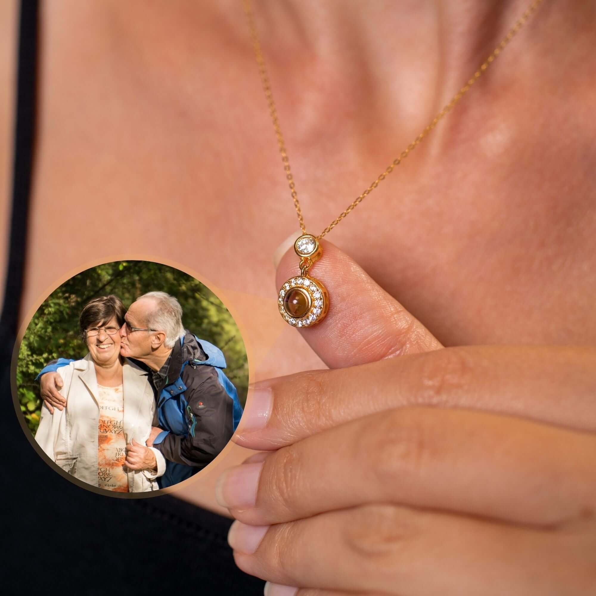 Halo Photo Necklace - Image 15