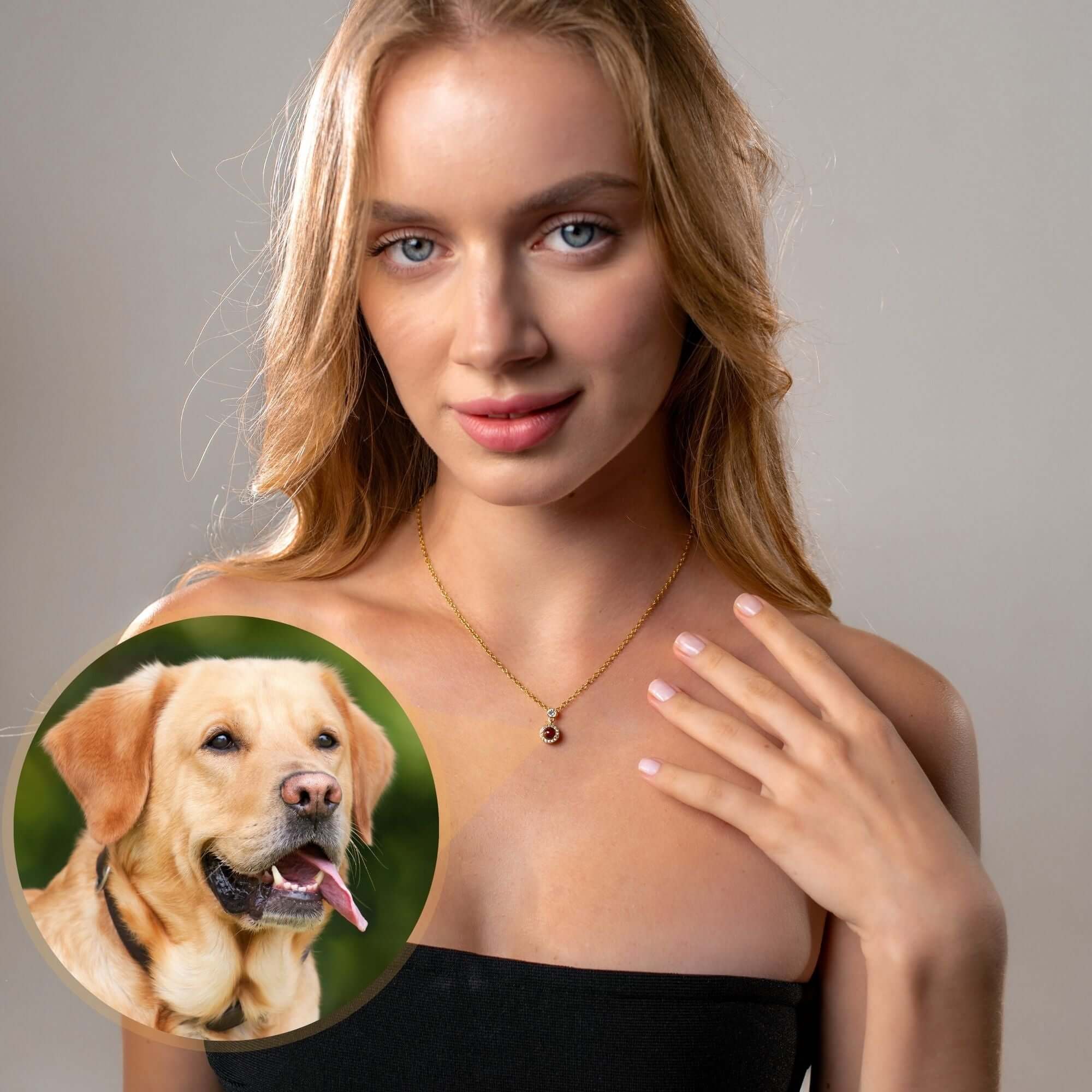 Halo Photo Necklace - Image 16