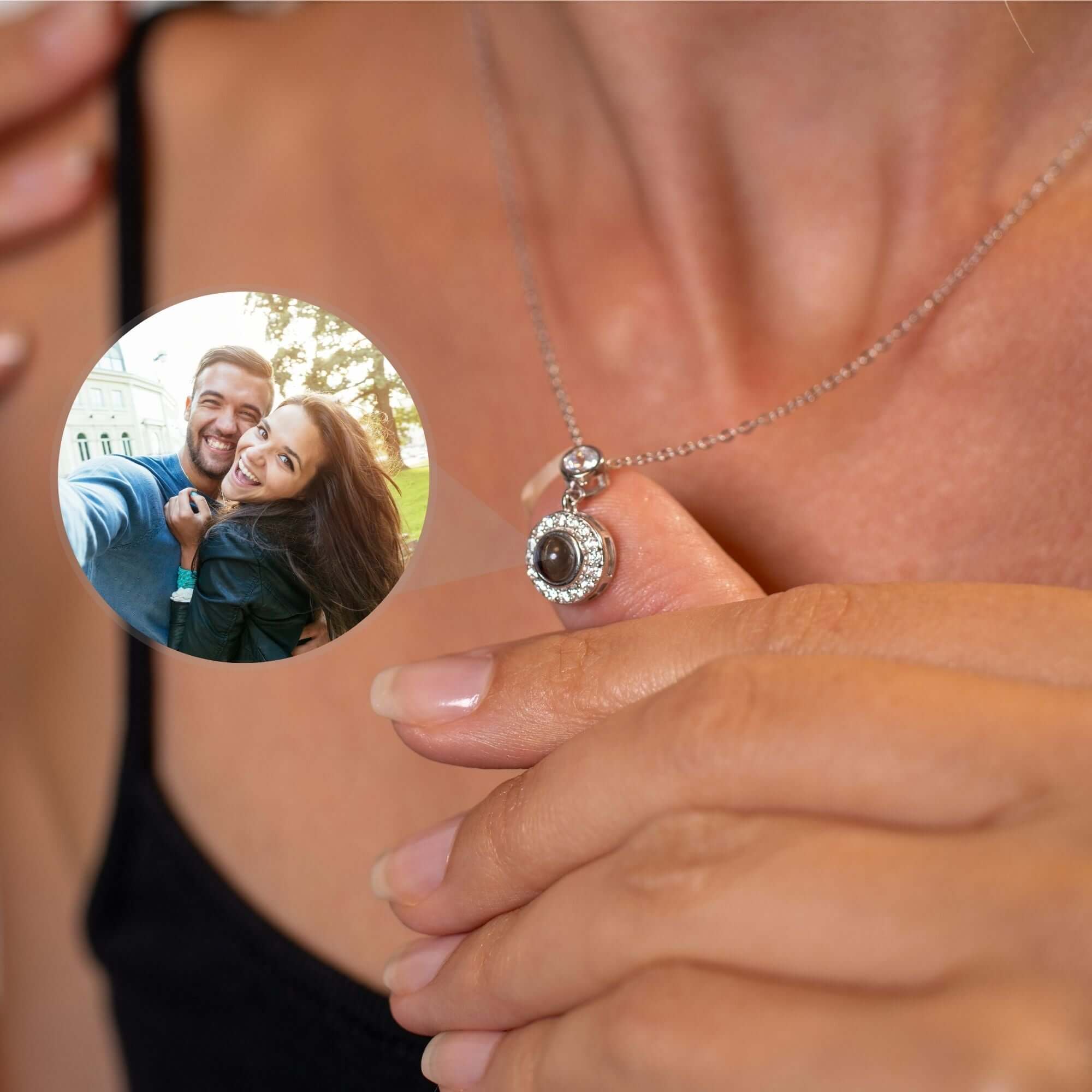 Halo Photo Necklace - Image 27