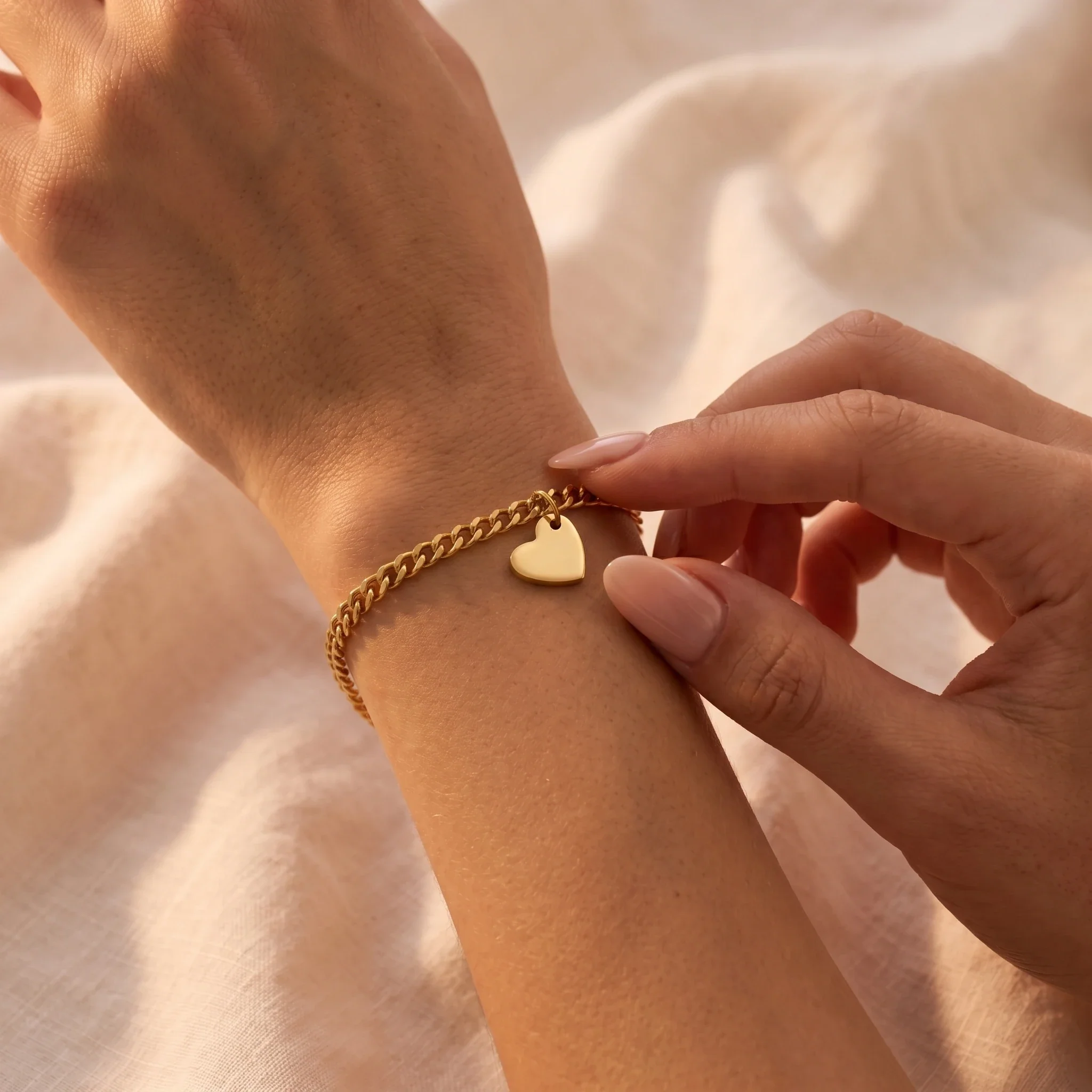 Heart Cutout Bond Matching Bracelet Set - Image 14