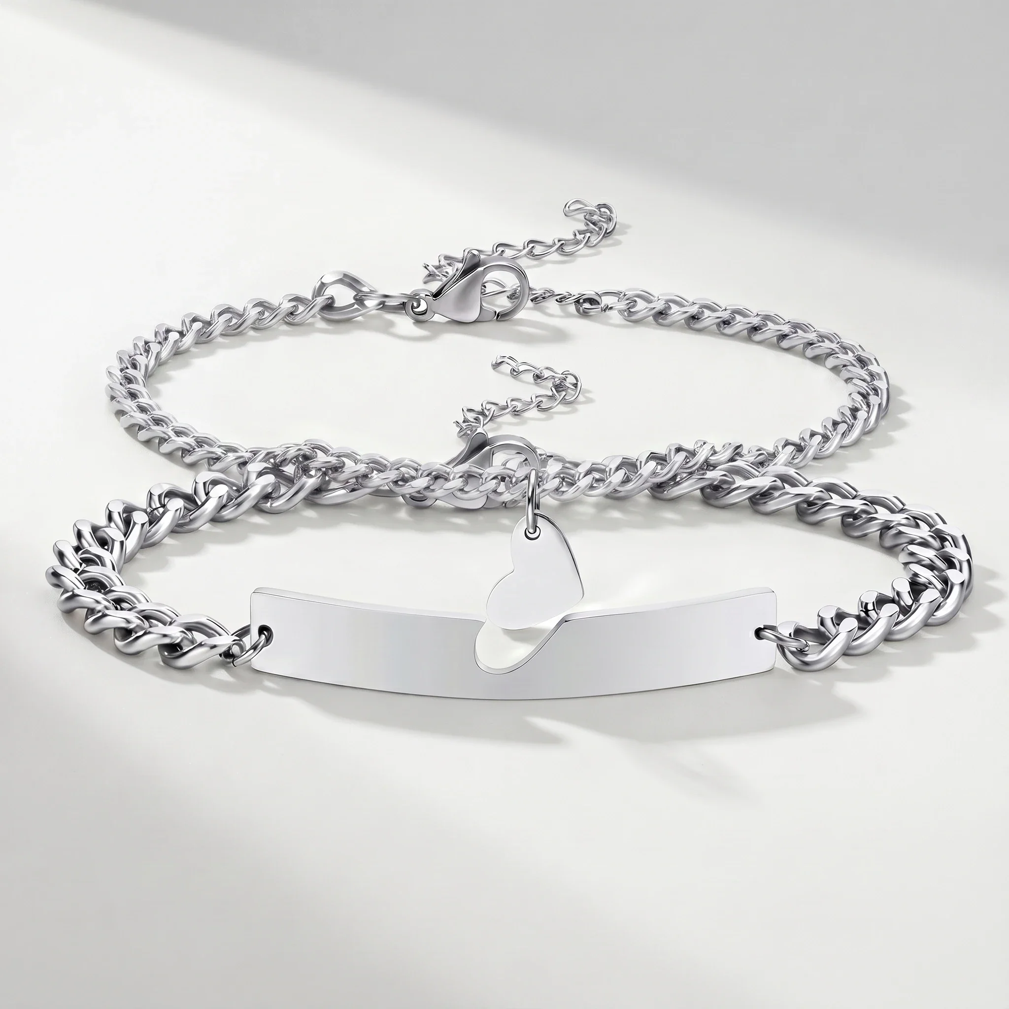 Heart Cutout Bond Matching Bracelet Set - Image 21