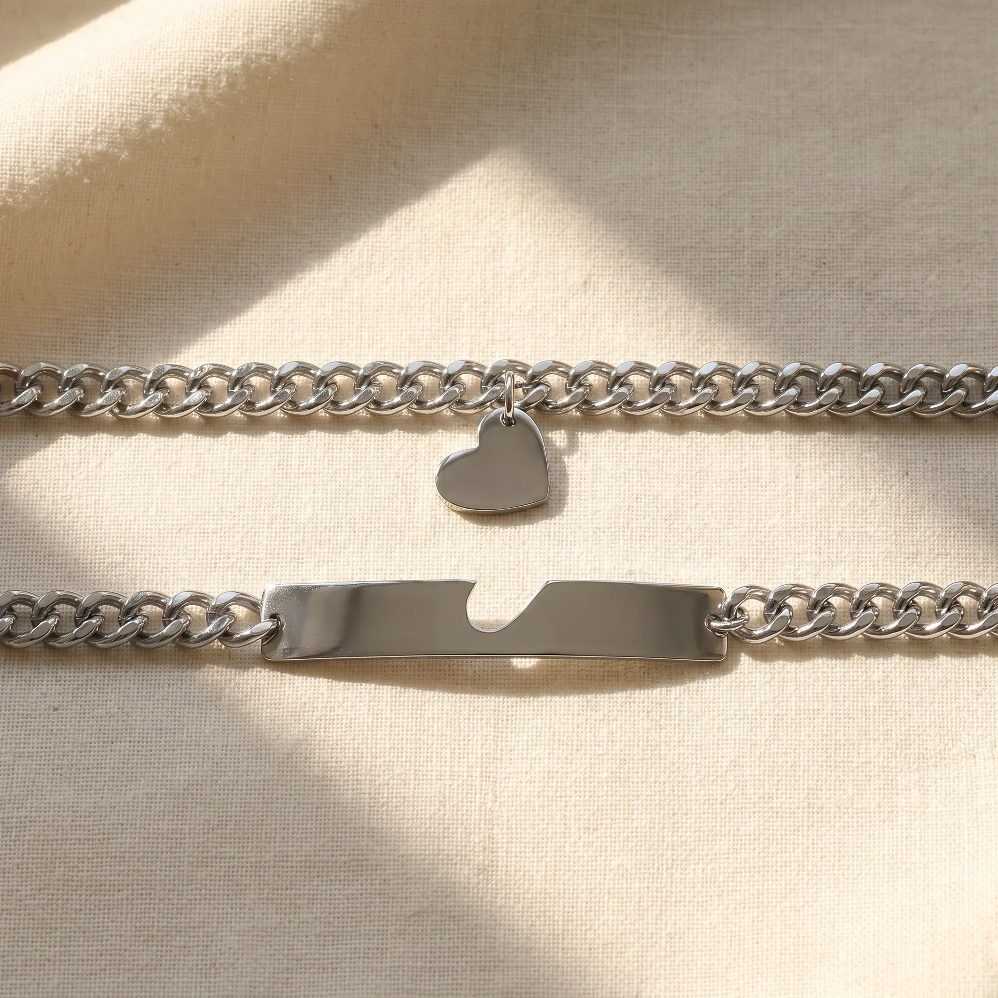 Heart Cutout Bond Matching Bracelet Set - Image 27