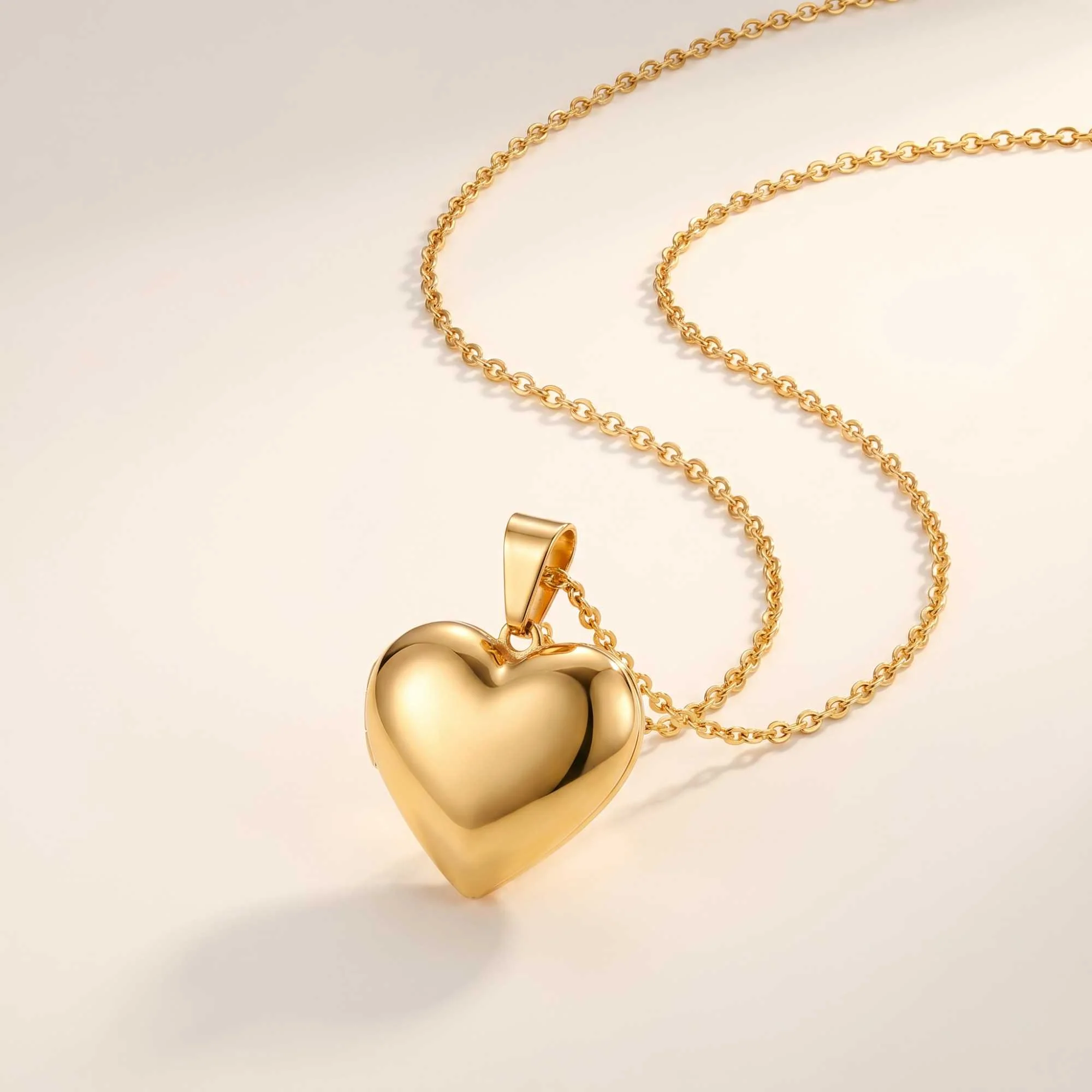 Heart Photo Locket Necklace - Image 2