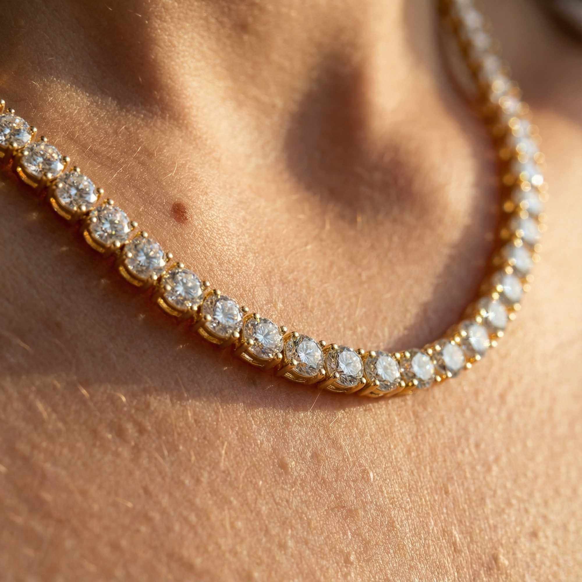 Isolde Tennis Necklace - Image 5