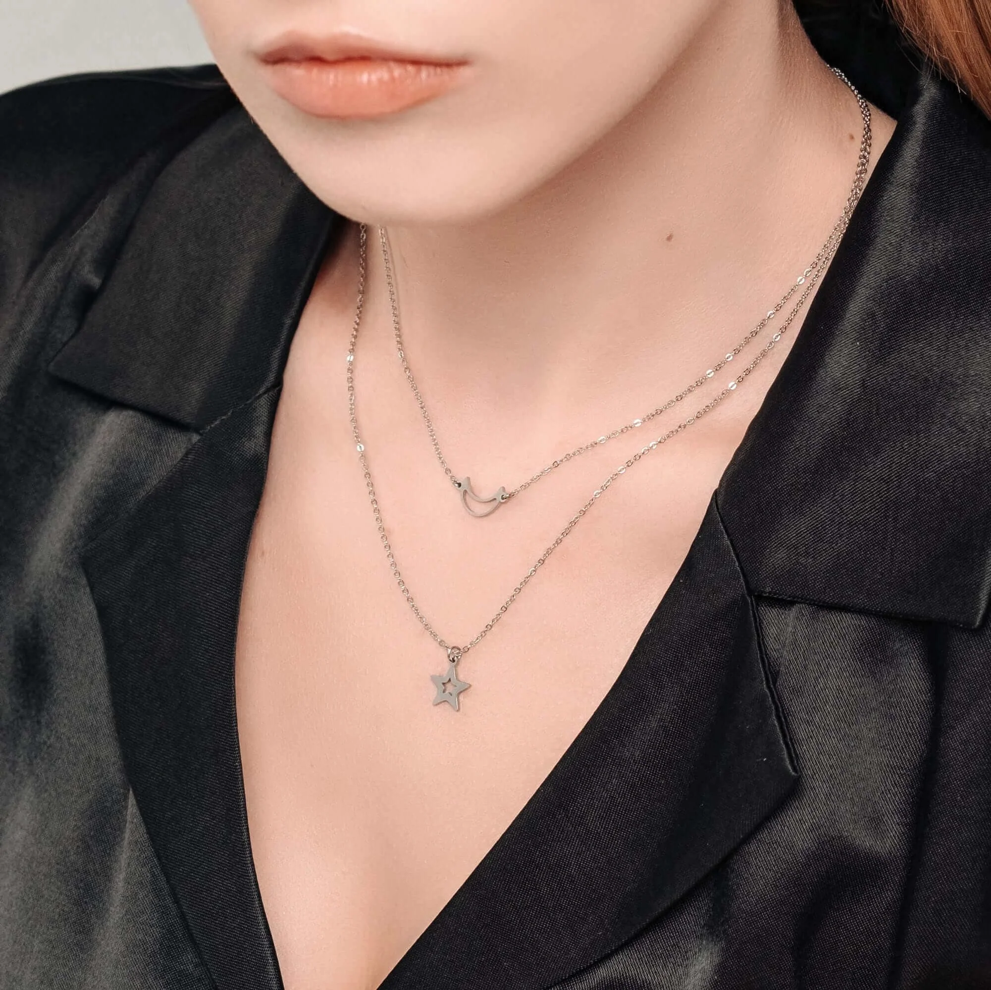 Moon & Star Necklace - Image 2