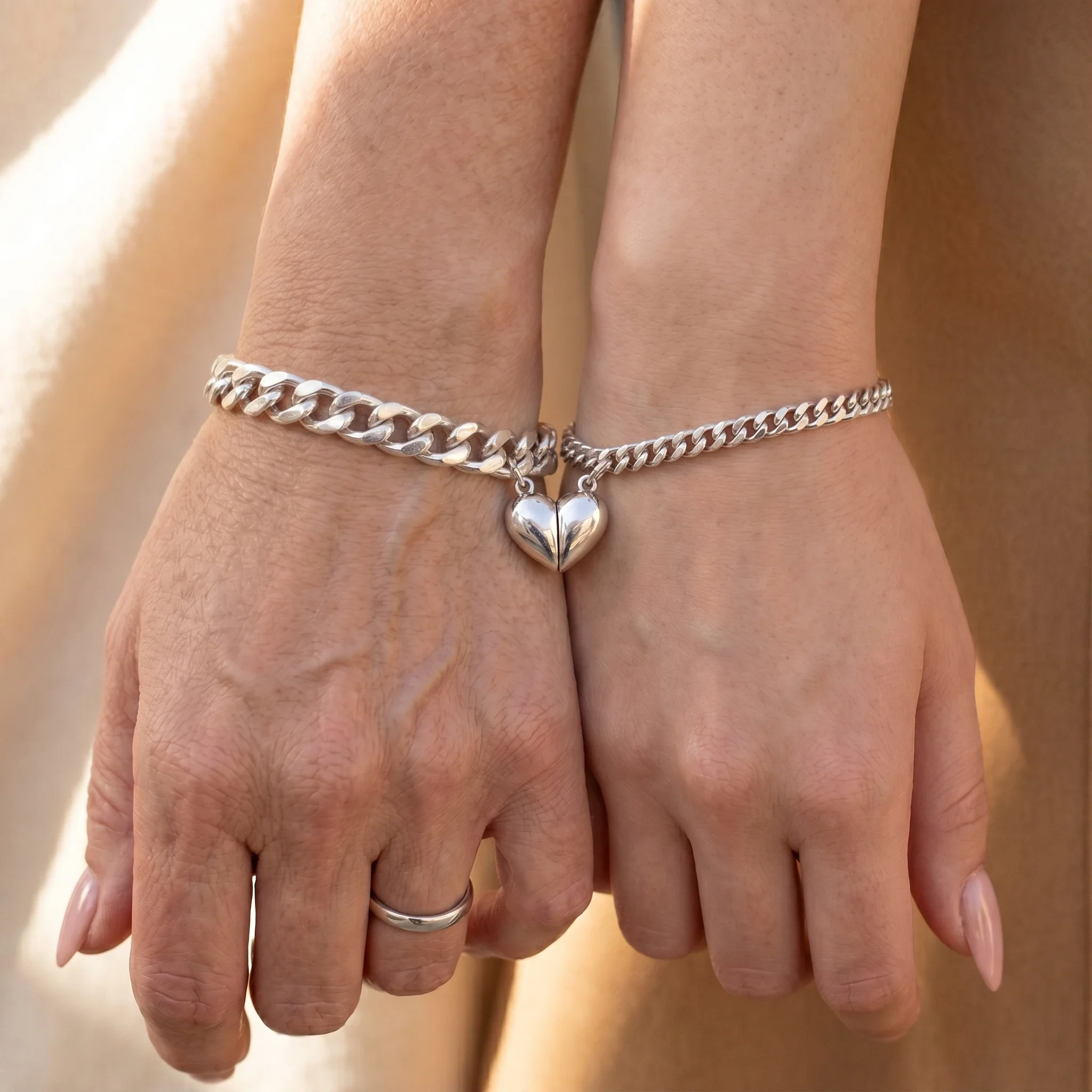 Magnetic Heart Bond Matching Bracelet Set - Image 13