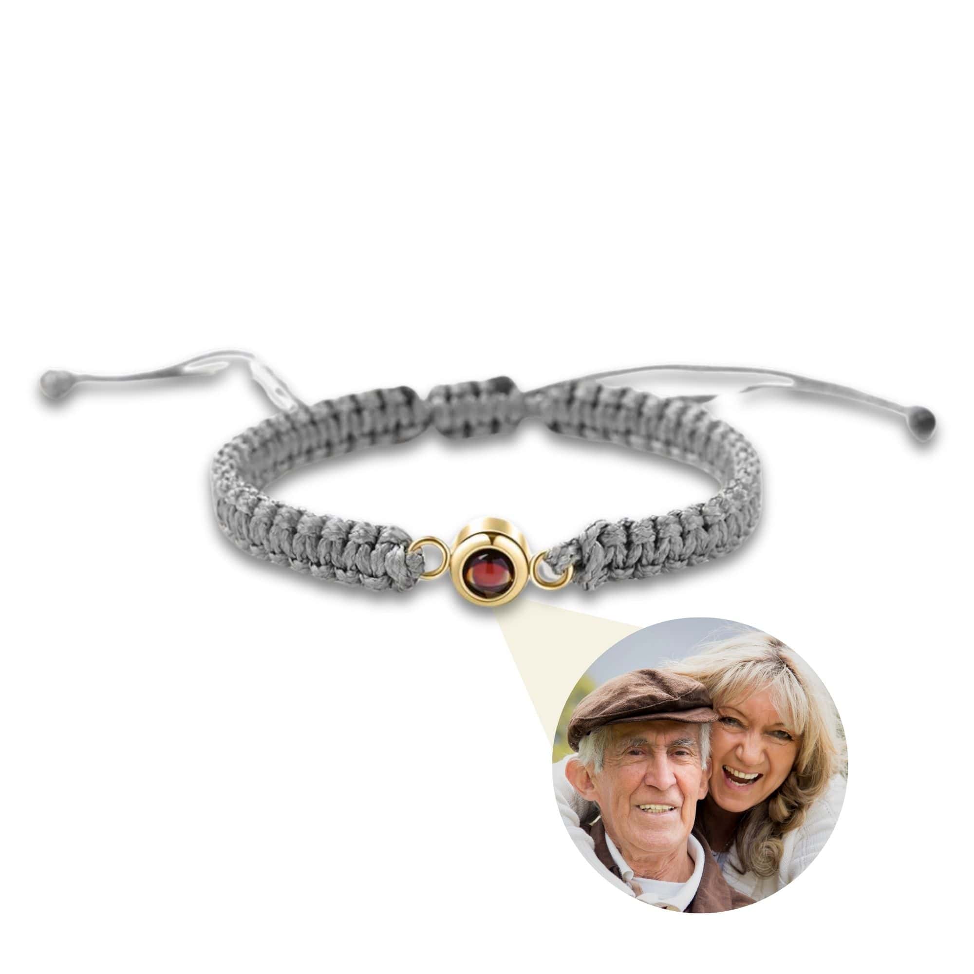 Man Grey Photo Bracelet - Image 2