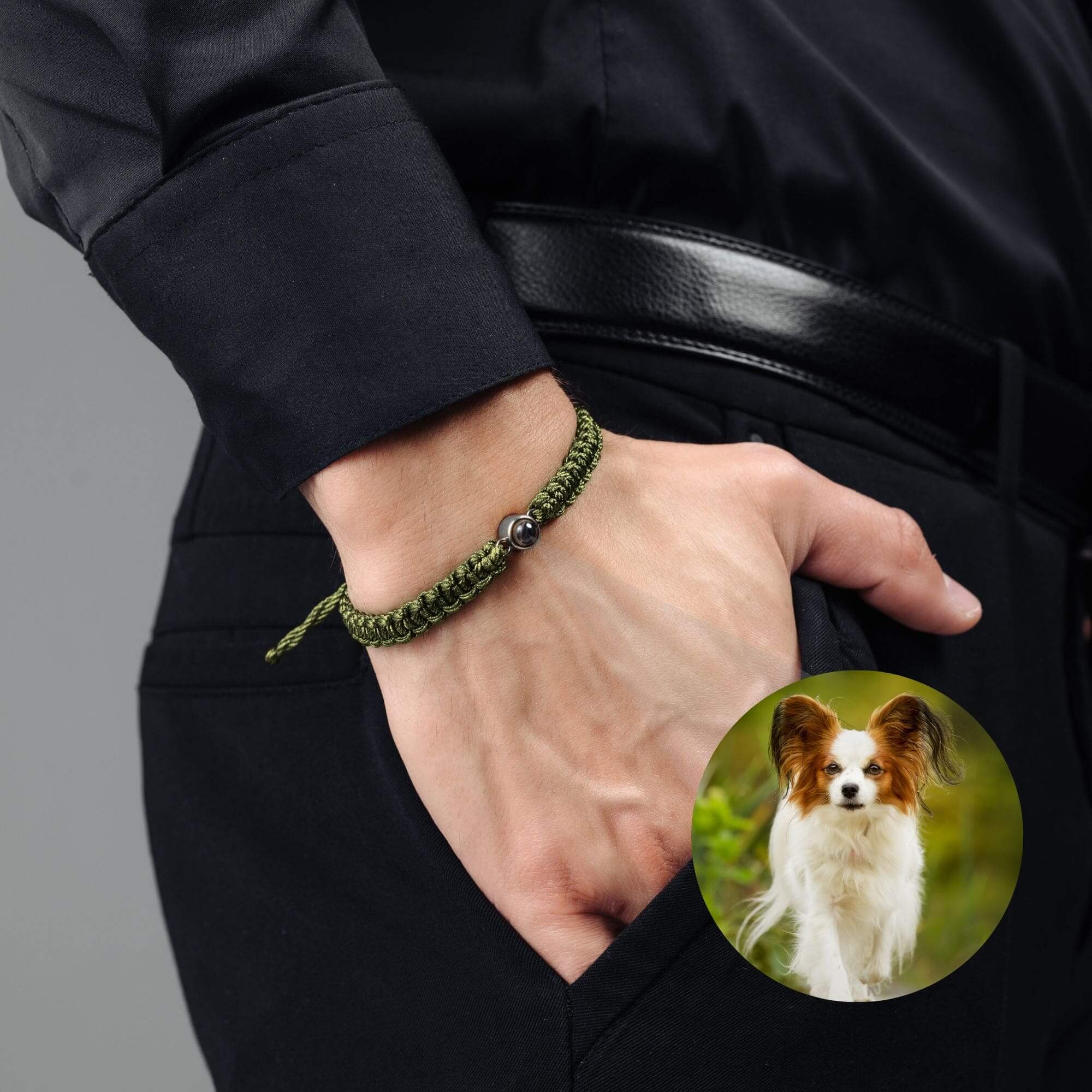 Man Olive Photo Bracelet - Image 11