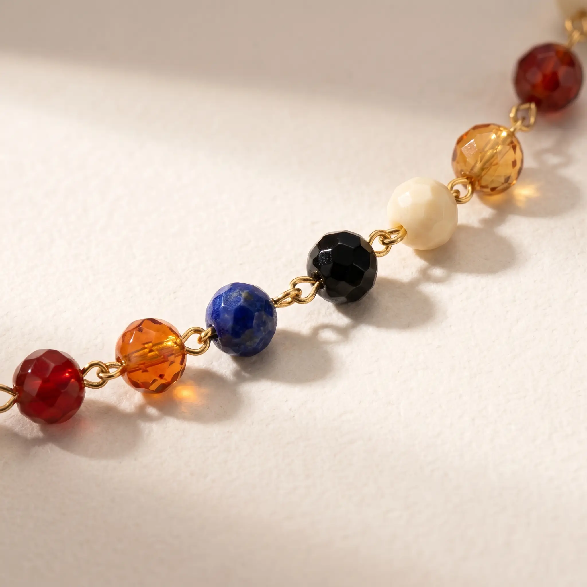 Multicolour Bead Anklet - Image 4
