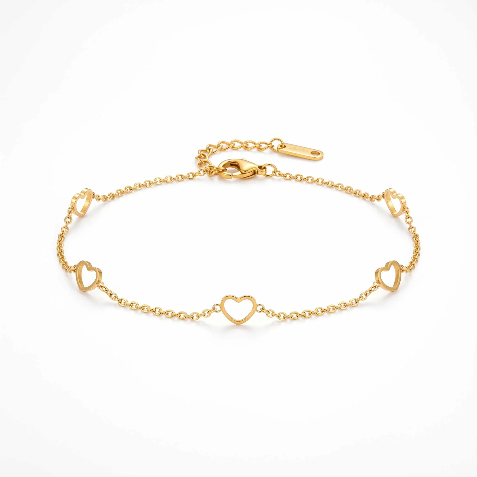 Open Heart Anklet - Image 2