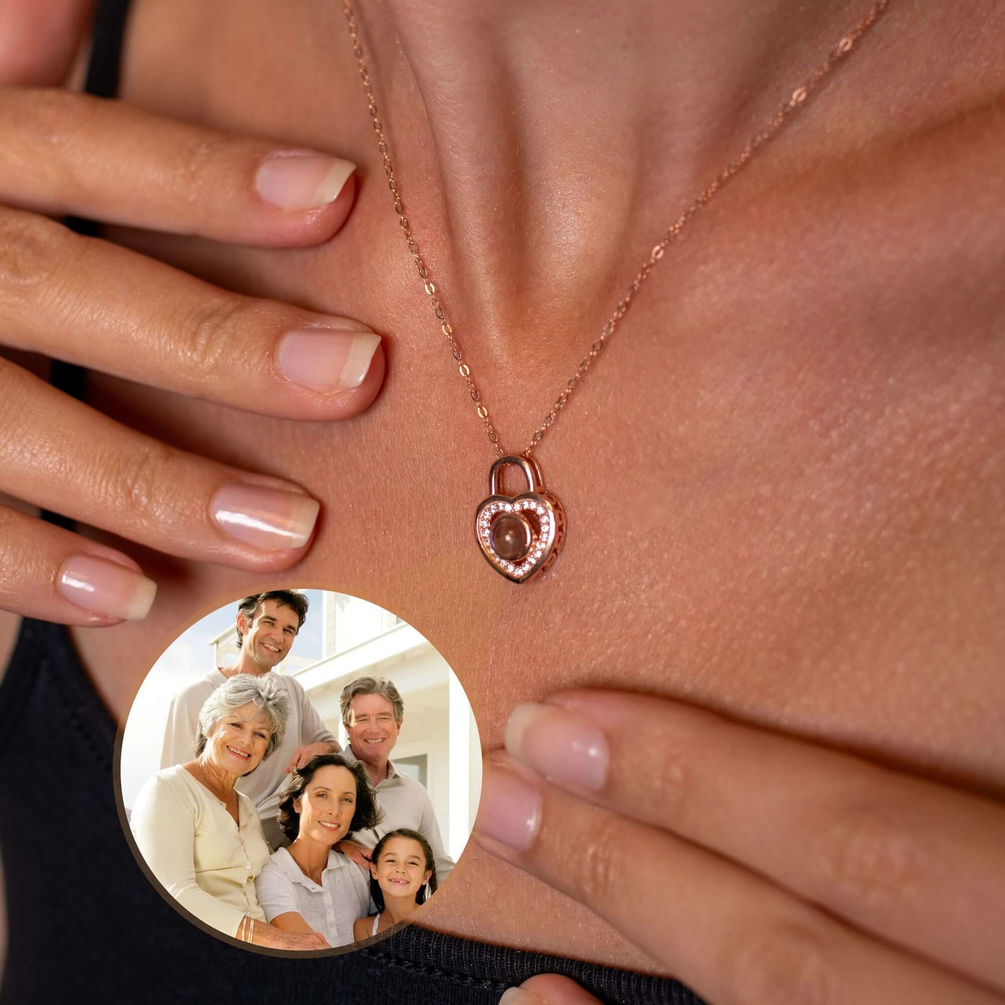 Padlock Photo Necklace - Image 10