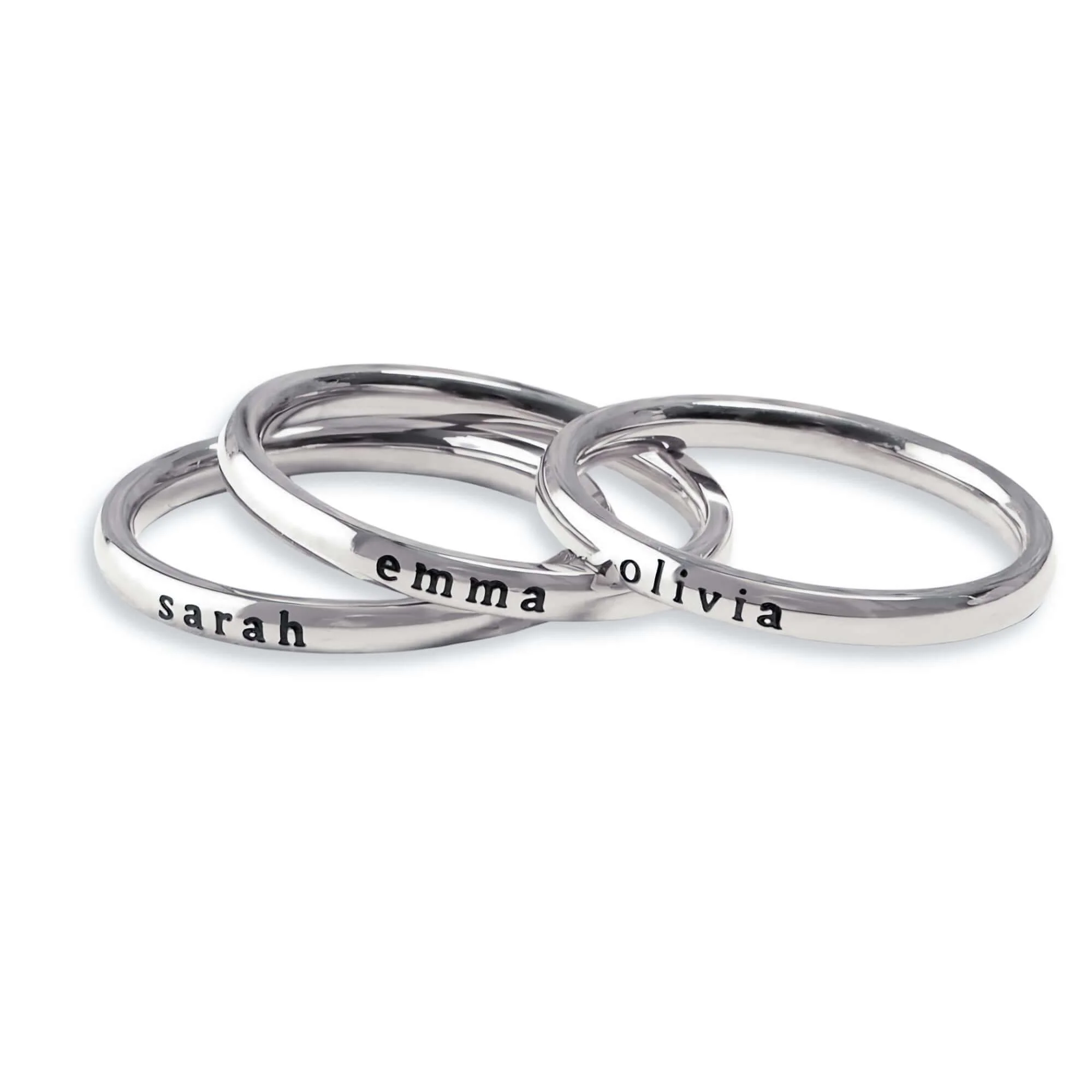 Petite Custom Name Ring - Image 14