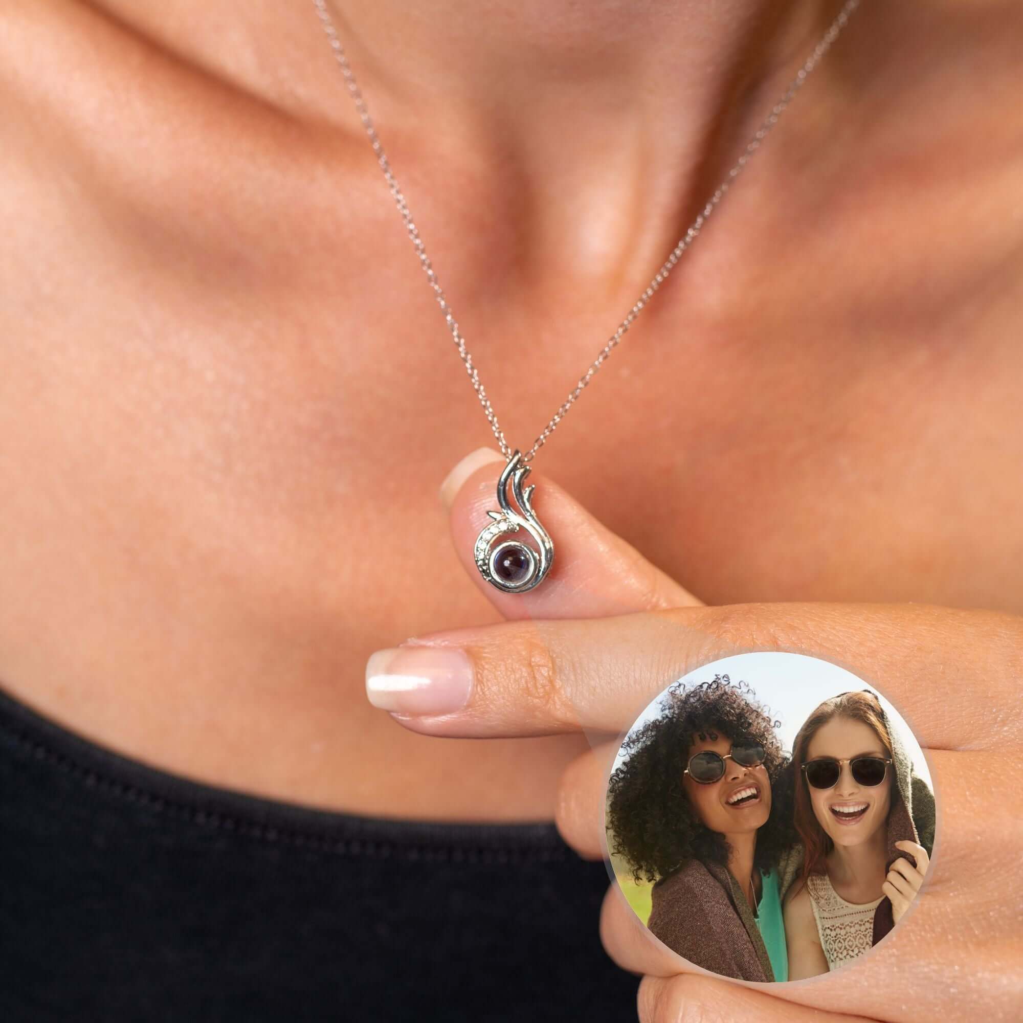 Phoenix Photo Necklace - Image 4