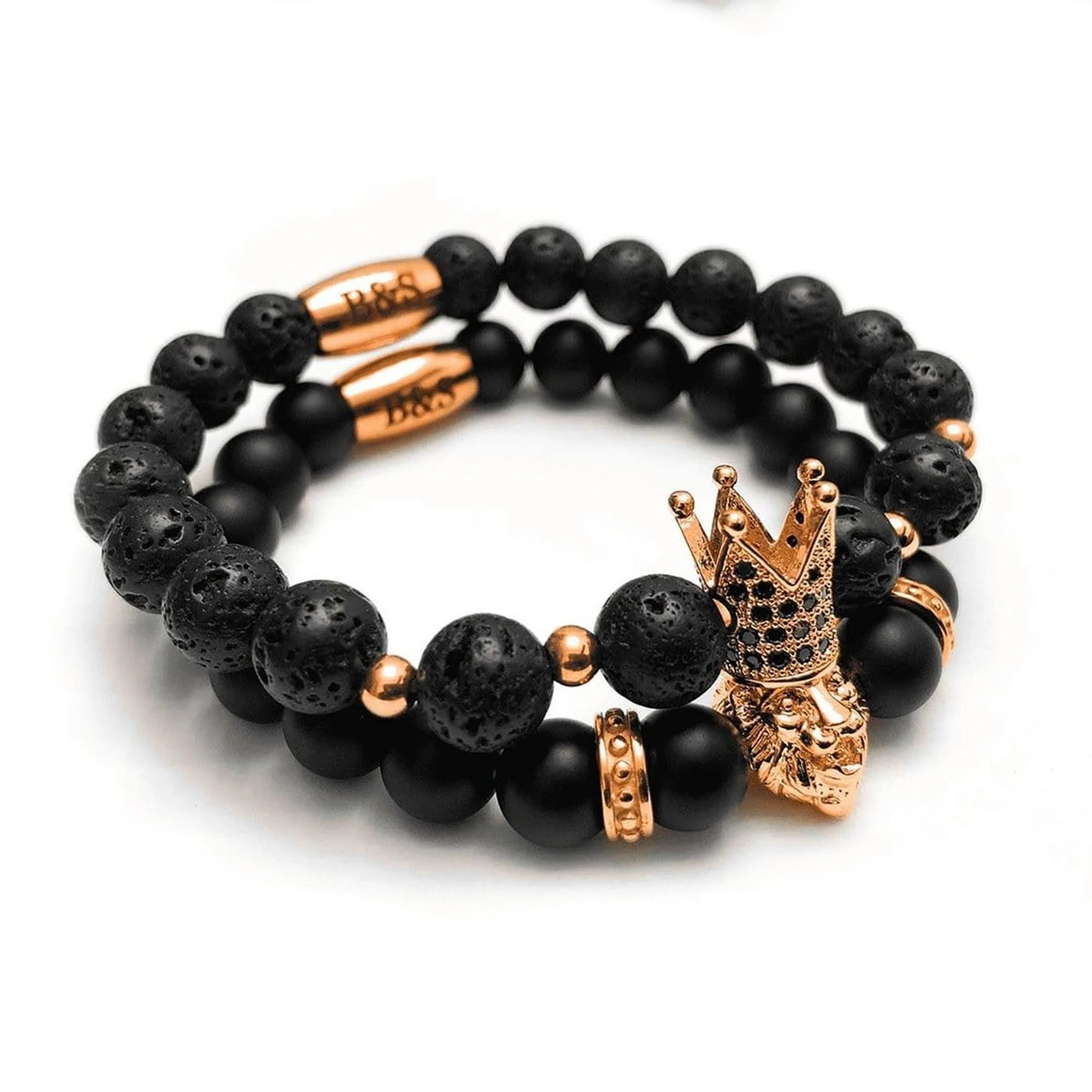 Rose Gold Crowned Lion Set - Image 2