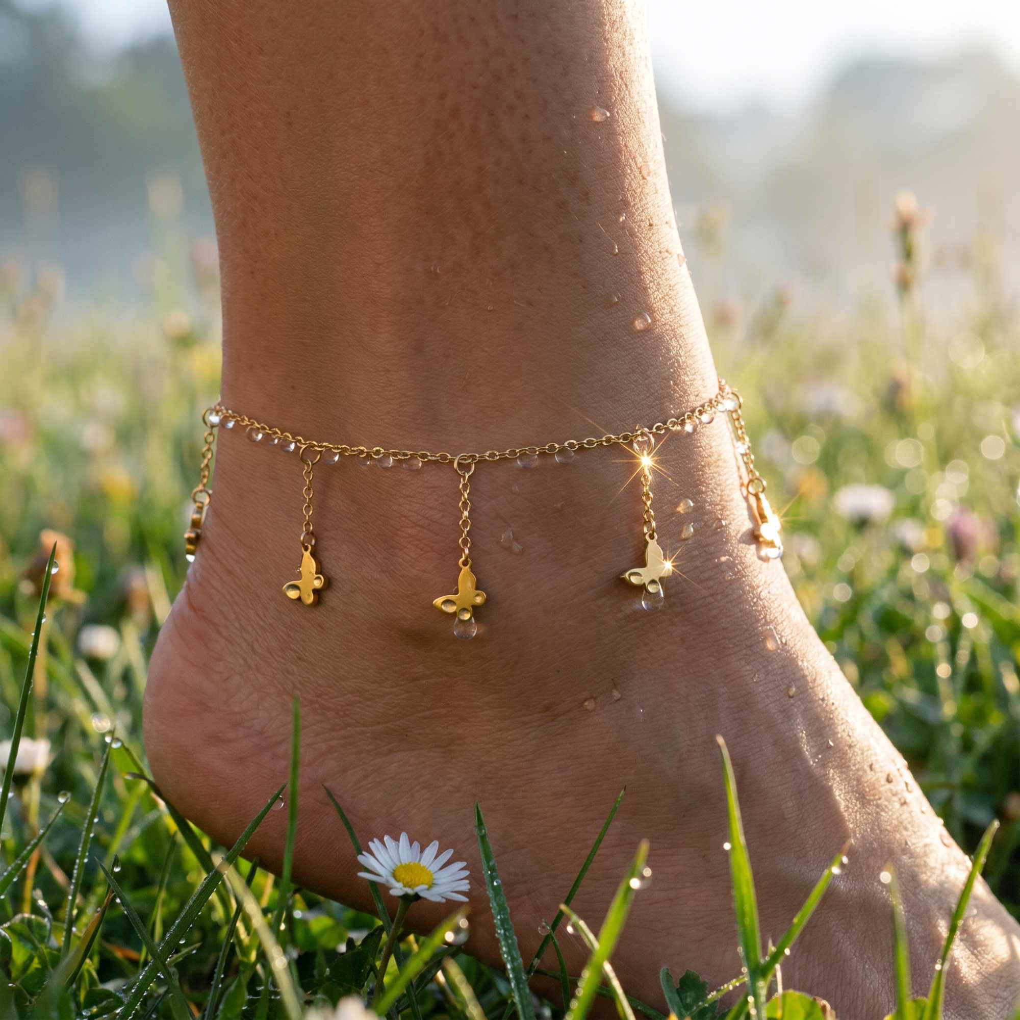 Siena Butterfly Anklet - Image 6