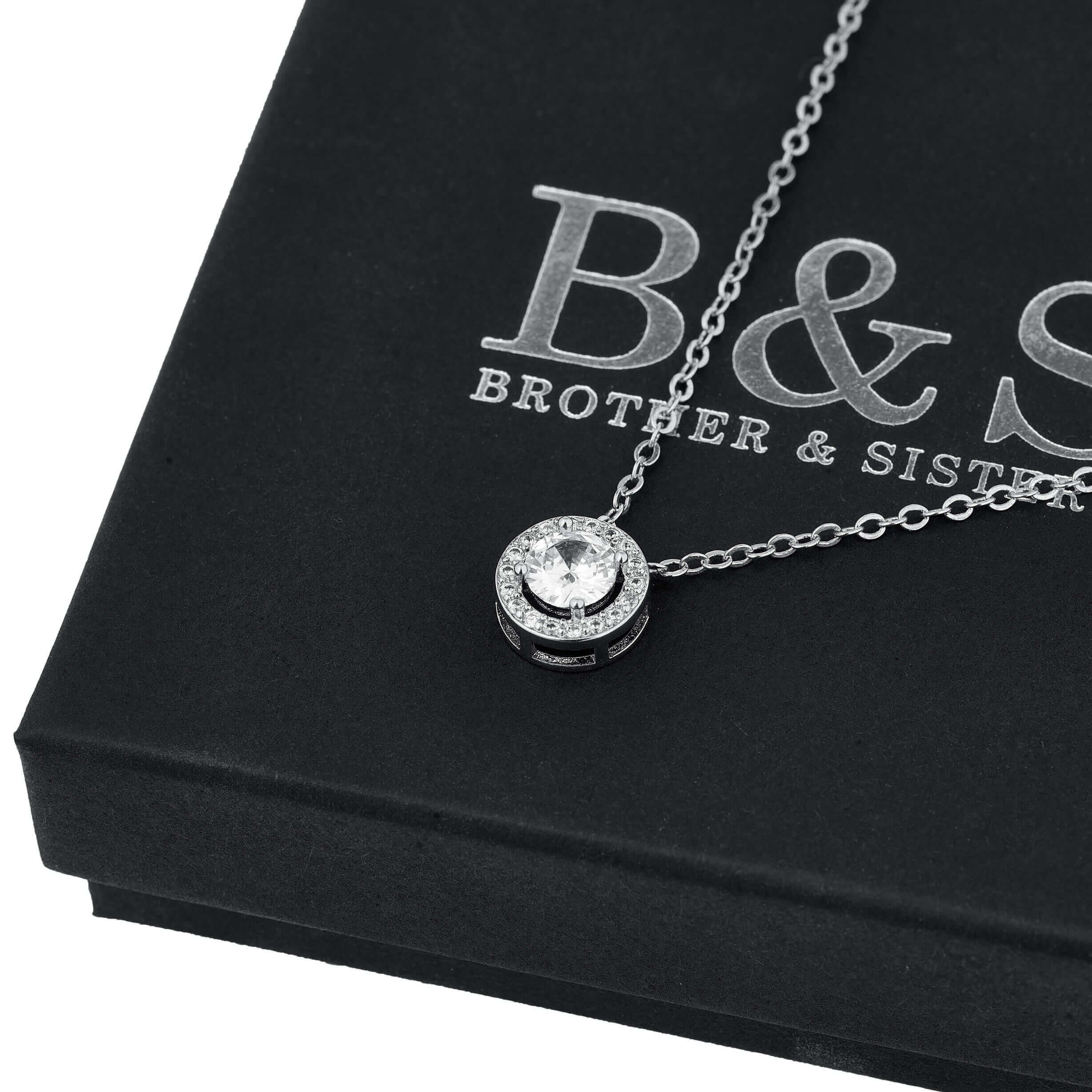 Silver Circle Necklace - Image 4