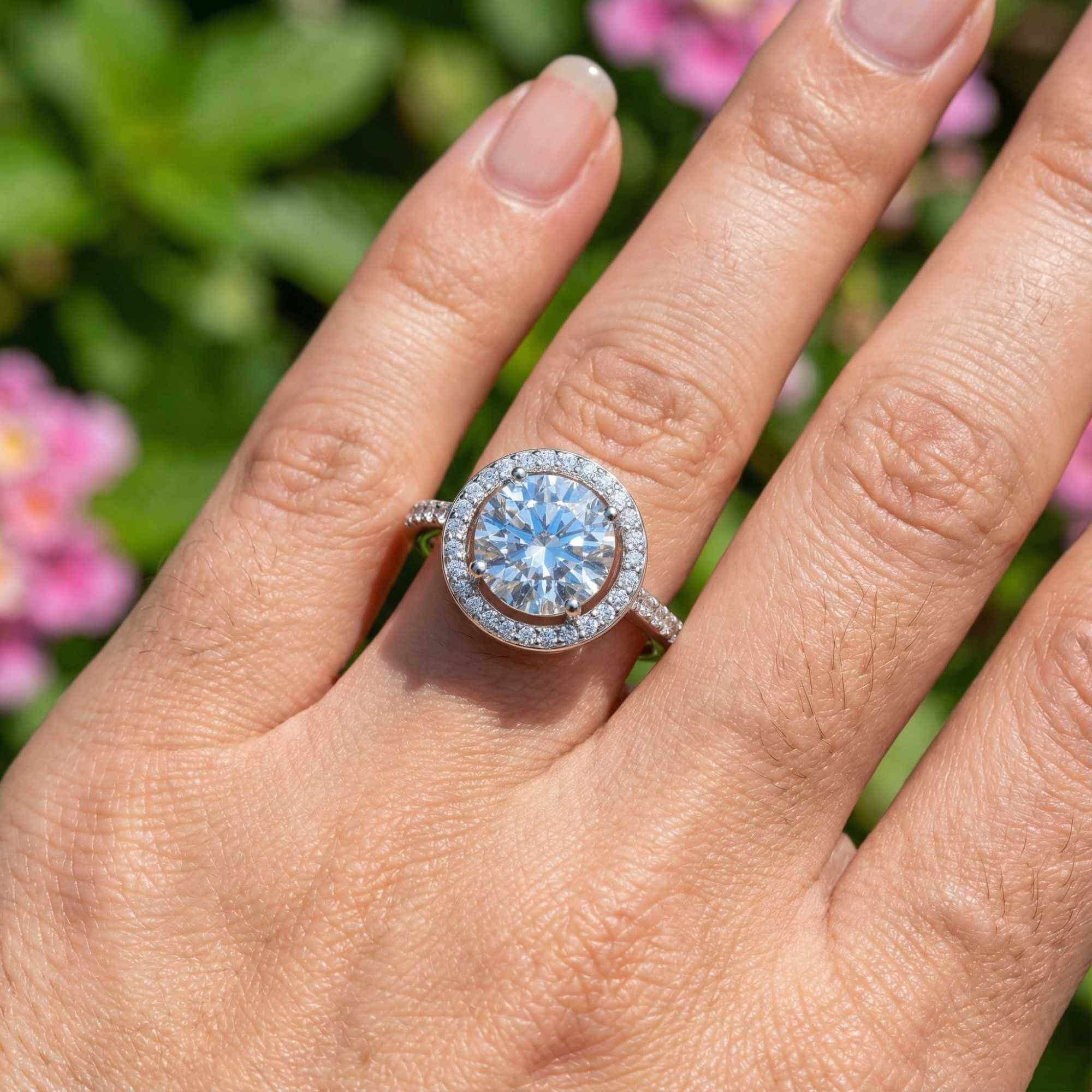 Silver Circle Ring - Image 6