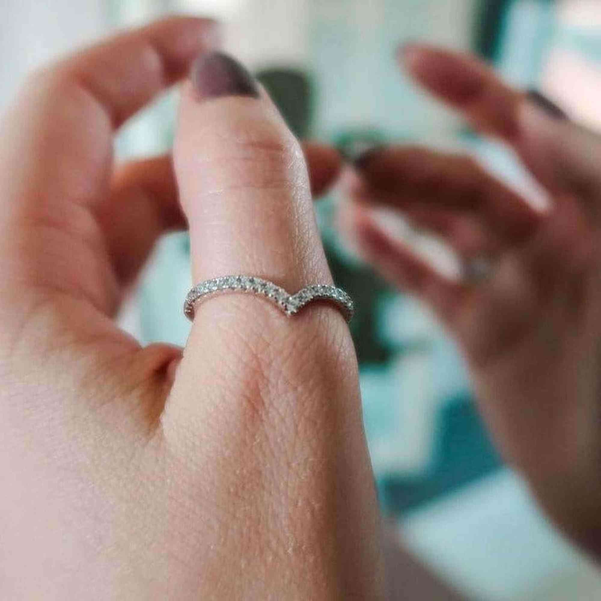 Silver Minimalist Ring - Image 6