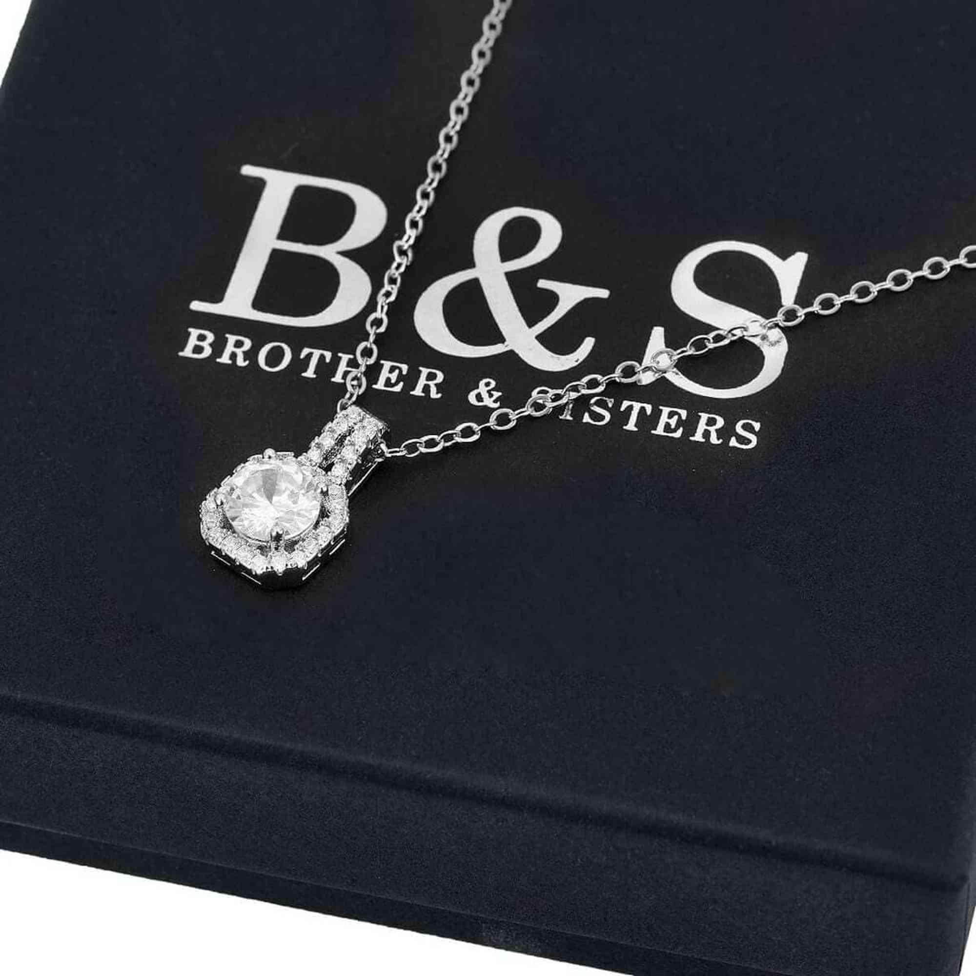 Silver Square Necklace - Image 3