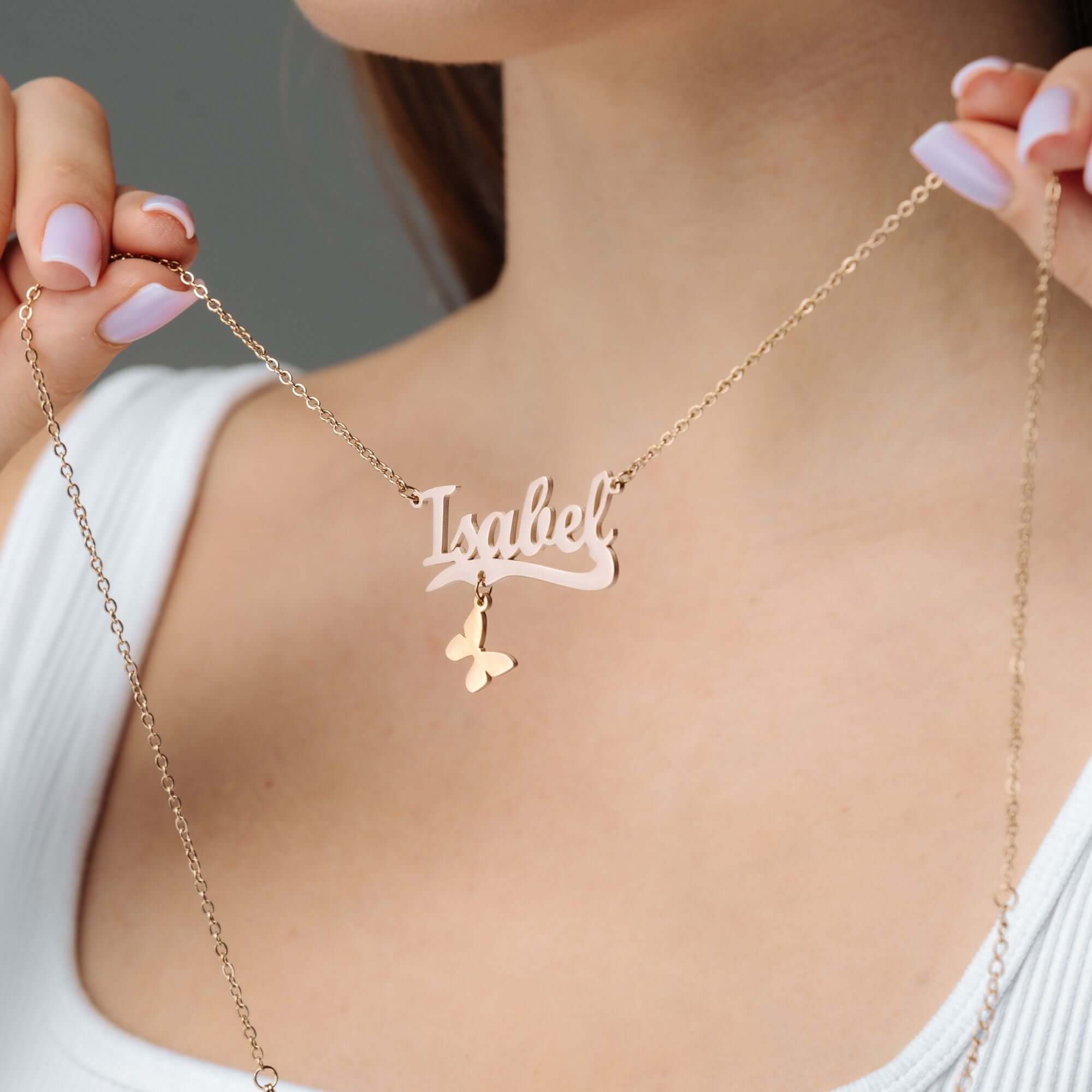 Simple Name Necklace - Image 10