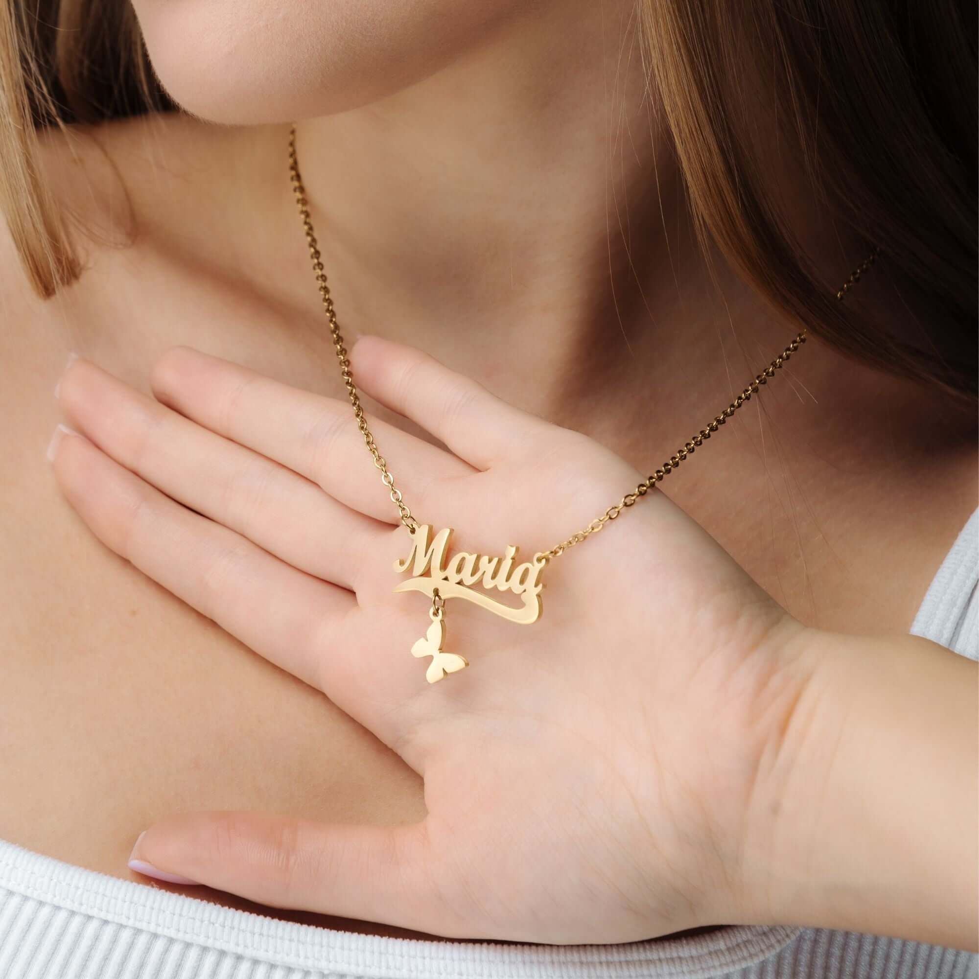 Simple Name Necklace - Image 3