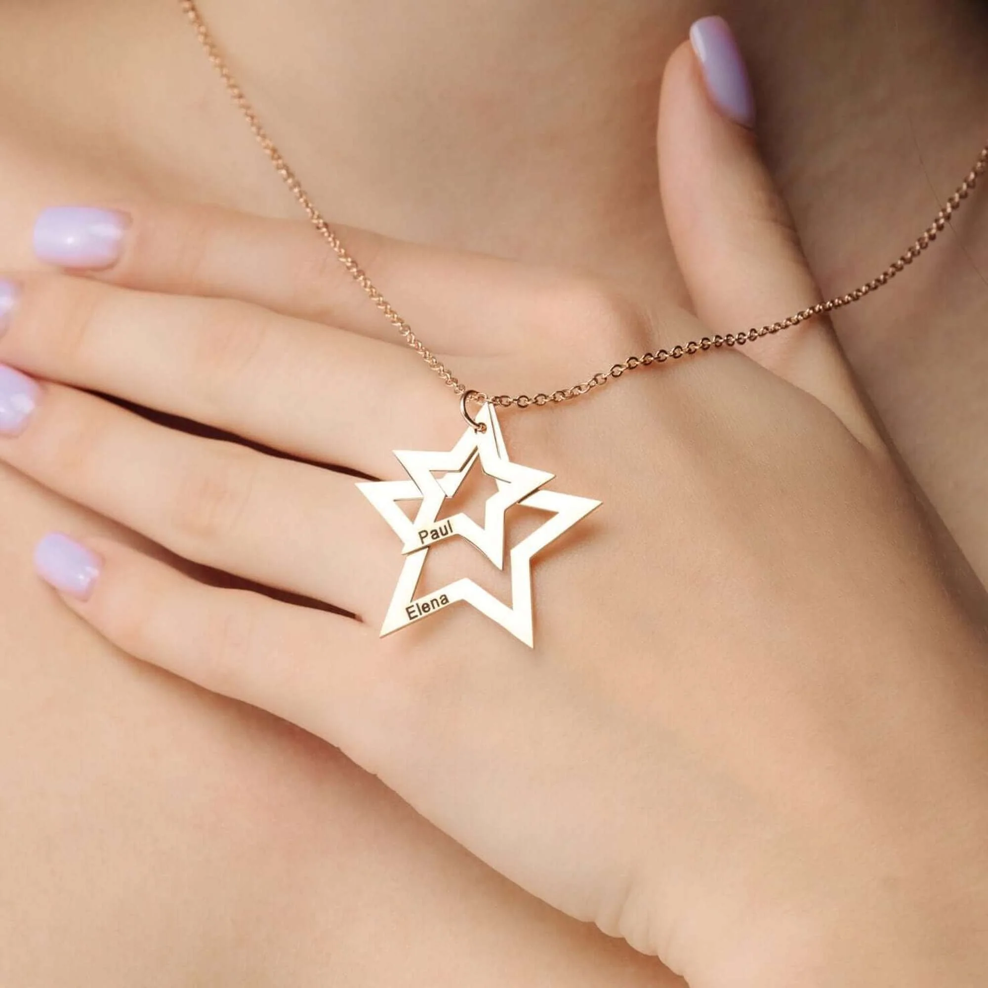 Stars Name Necklace - Image 8
