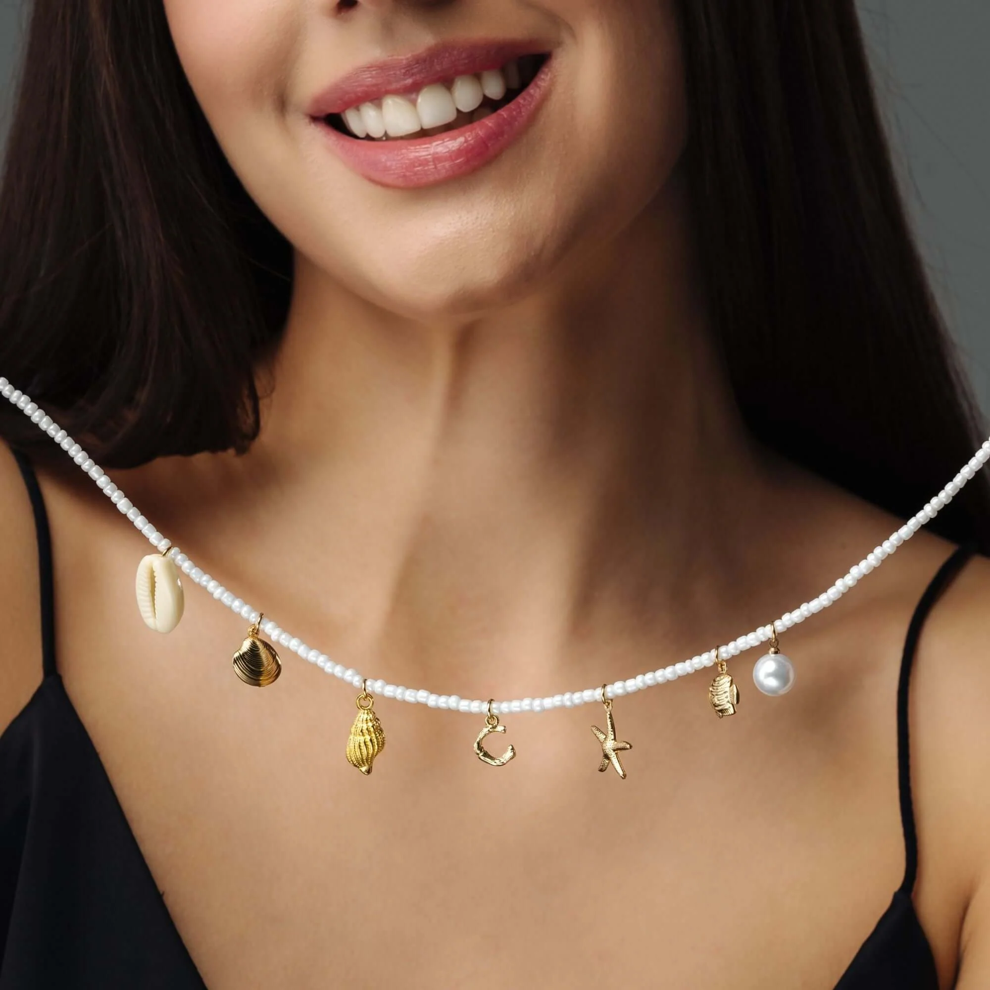 Summer Initial Necklace - Image 3