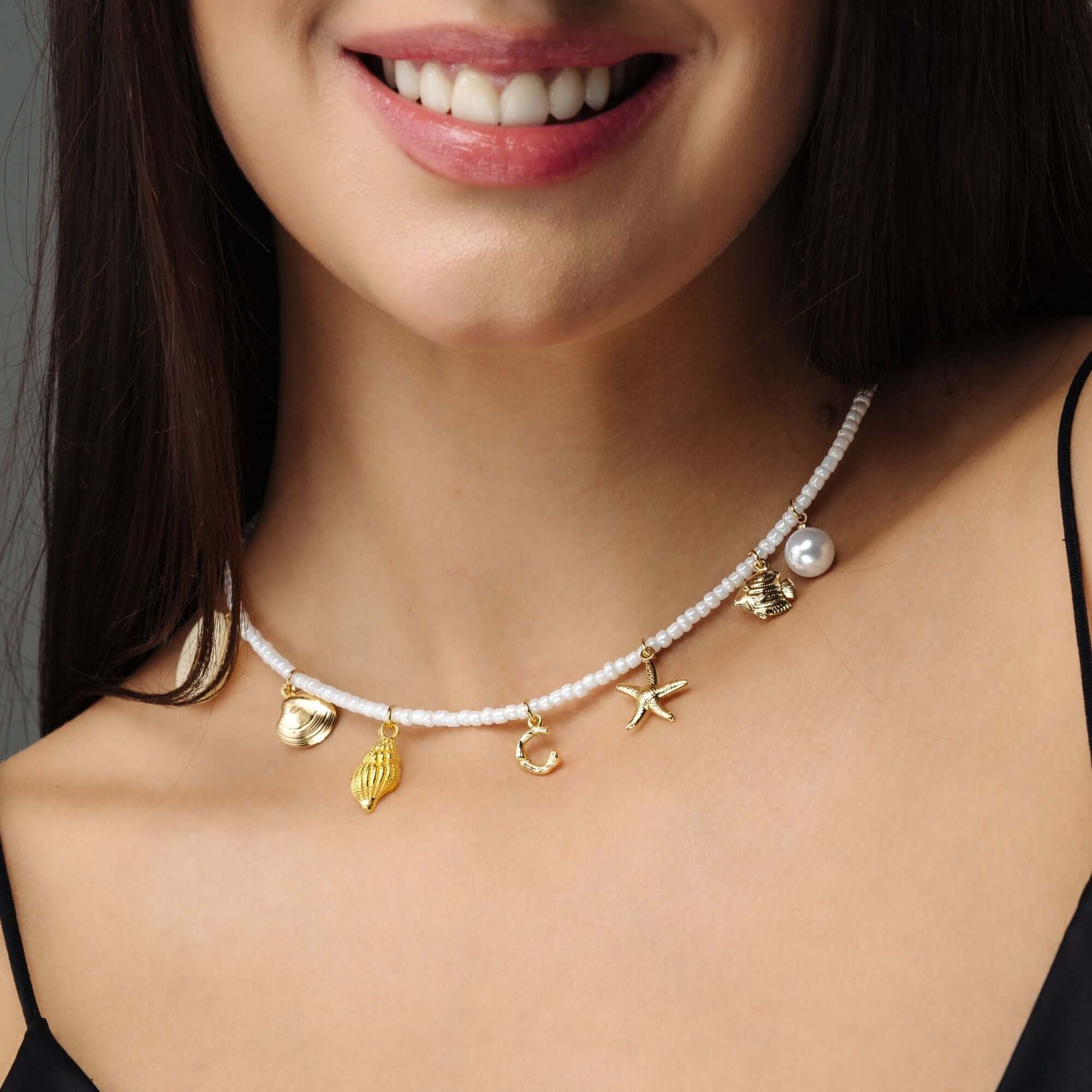 Summer Initial Necklace - Image 4
