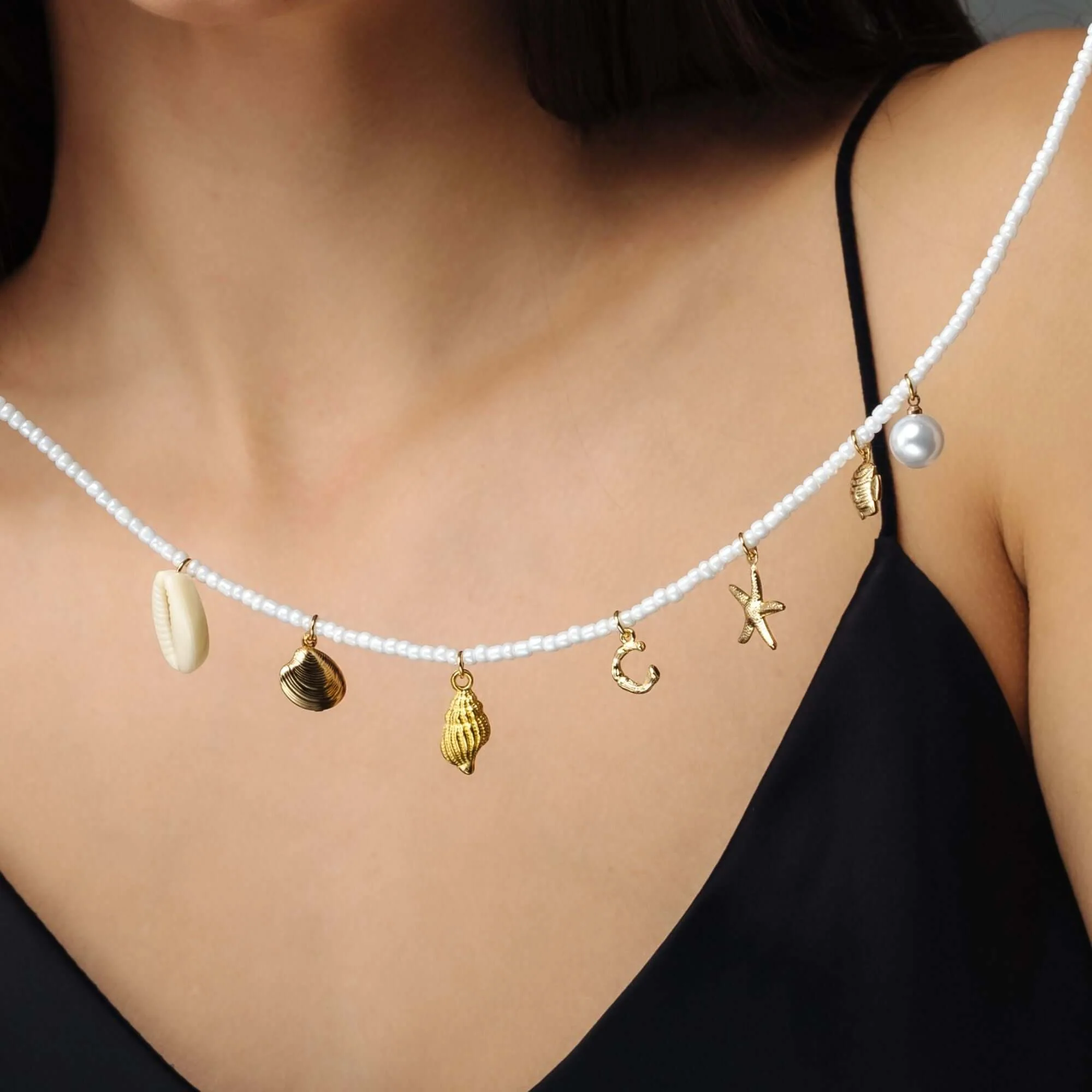 Summer Initial Necklace - Image 5