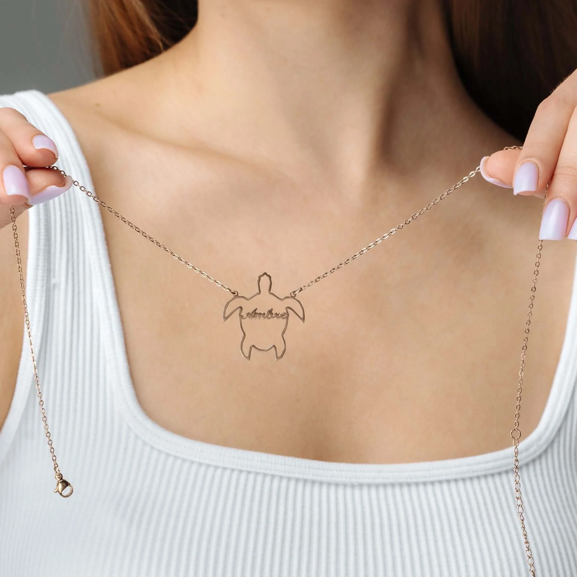 Turtle Name Necklace - Image 8